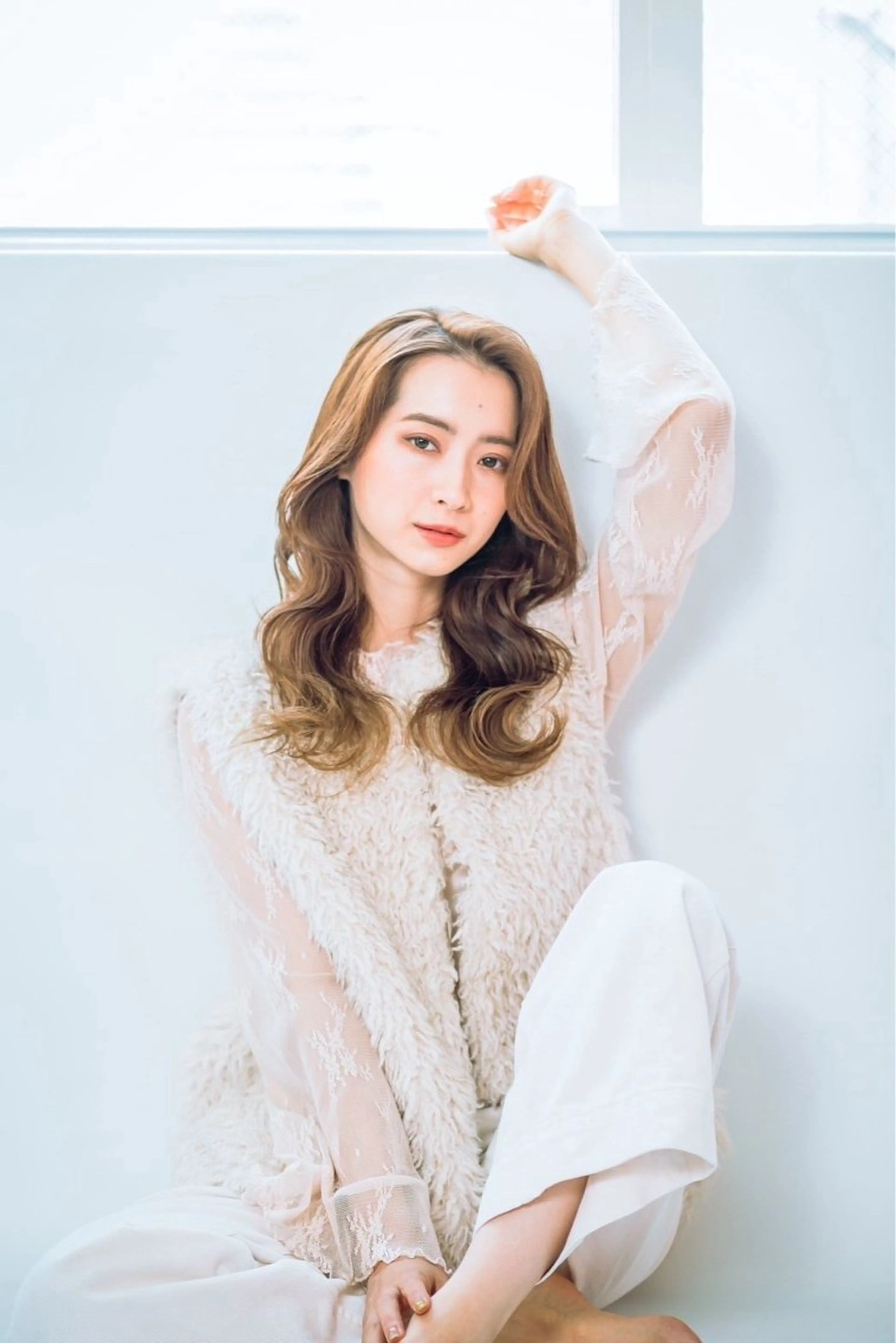 ロング ニュアンスカラー 川野莉空のヘアスタイル