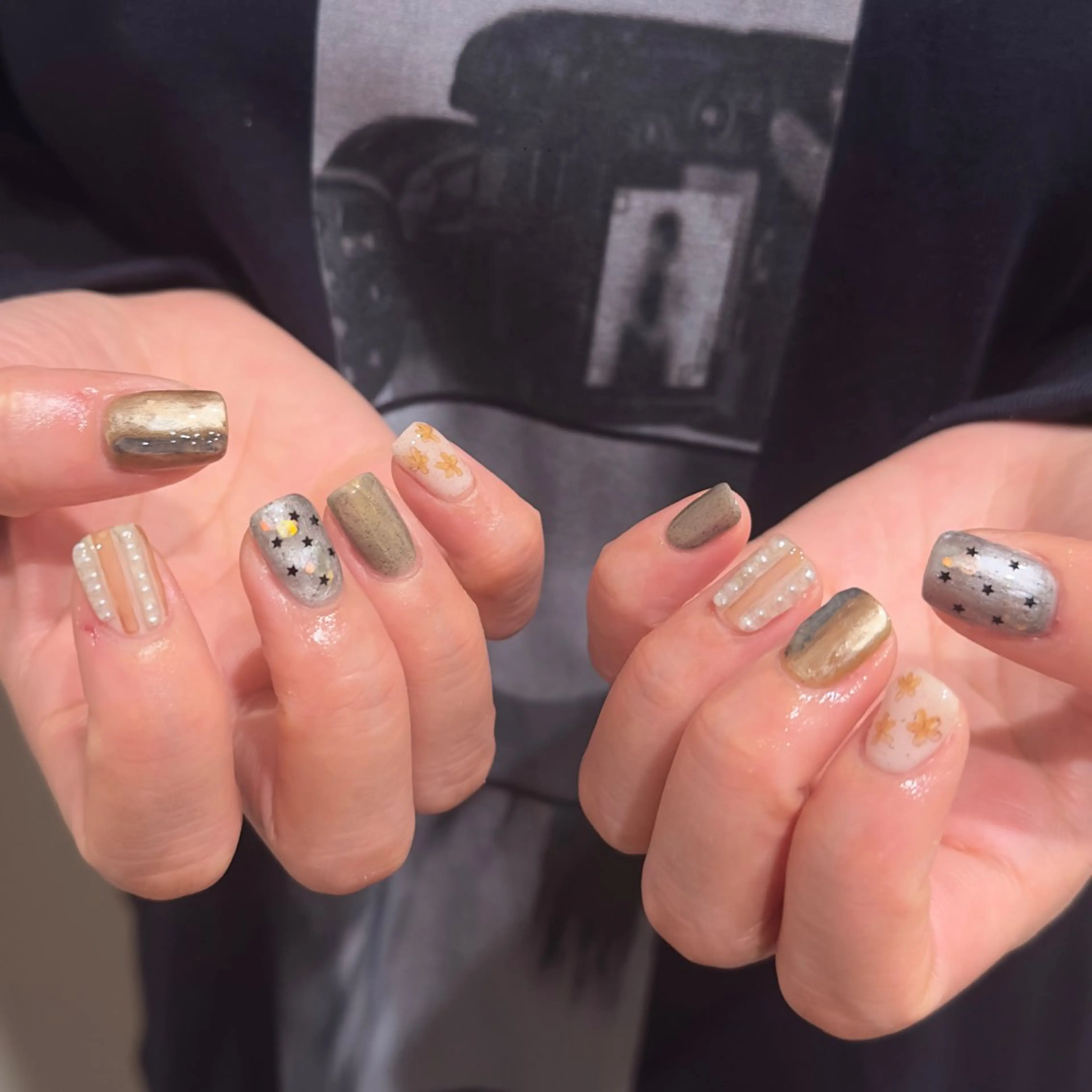 ネイル ハンドネイル 🎀 Hiyubi._.nail 🫧所属・🎀フェイ フェイ🫧💗のネイルデザイン