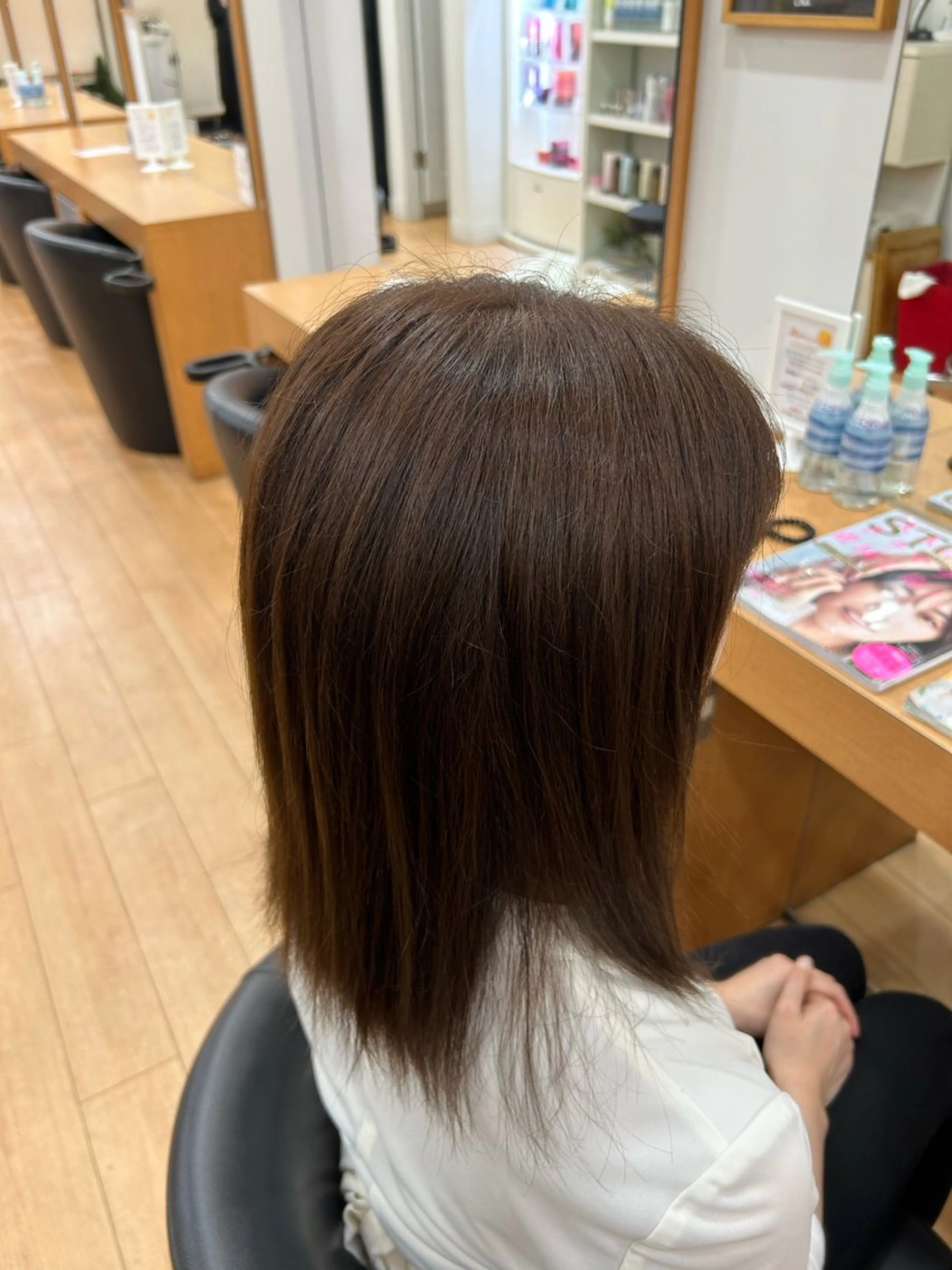 セミロング カラー mod's hair 福岡姪浜店所属・‪✂︎‬mod's / 白水 雅人‪✂︎のヘアスタイル