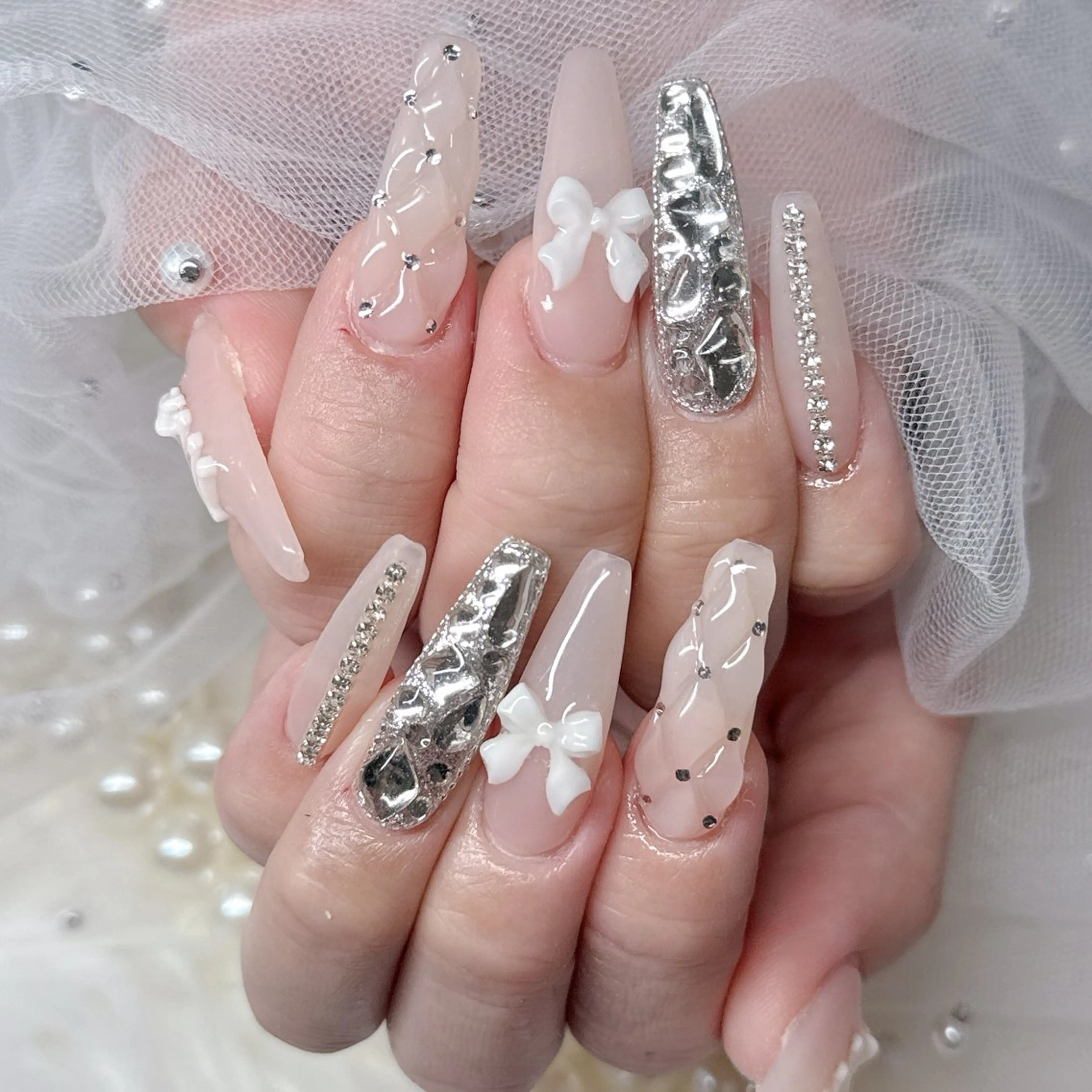 ネイル ハンドネイル 長さだし専門Minami所属・MN Nail salonのネイルデザイン