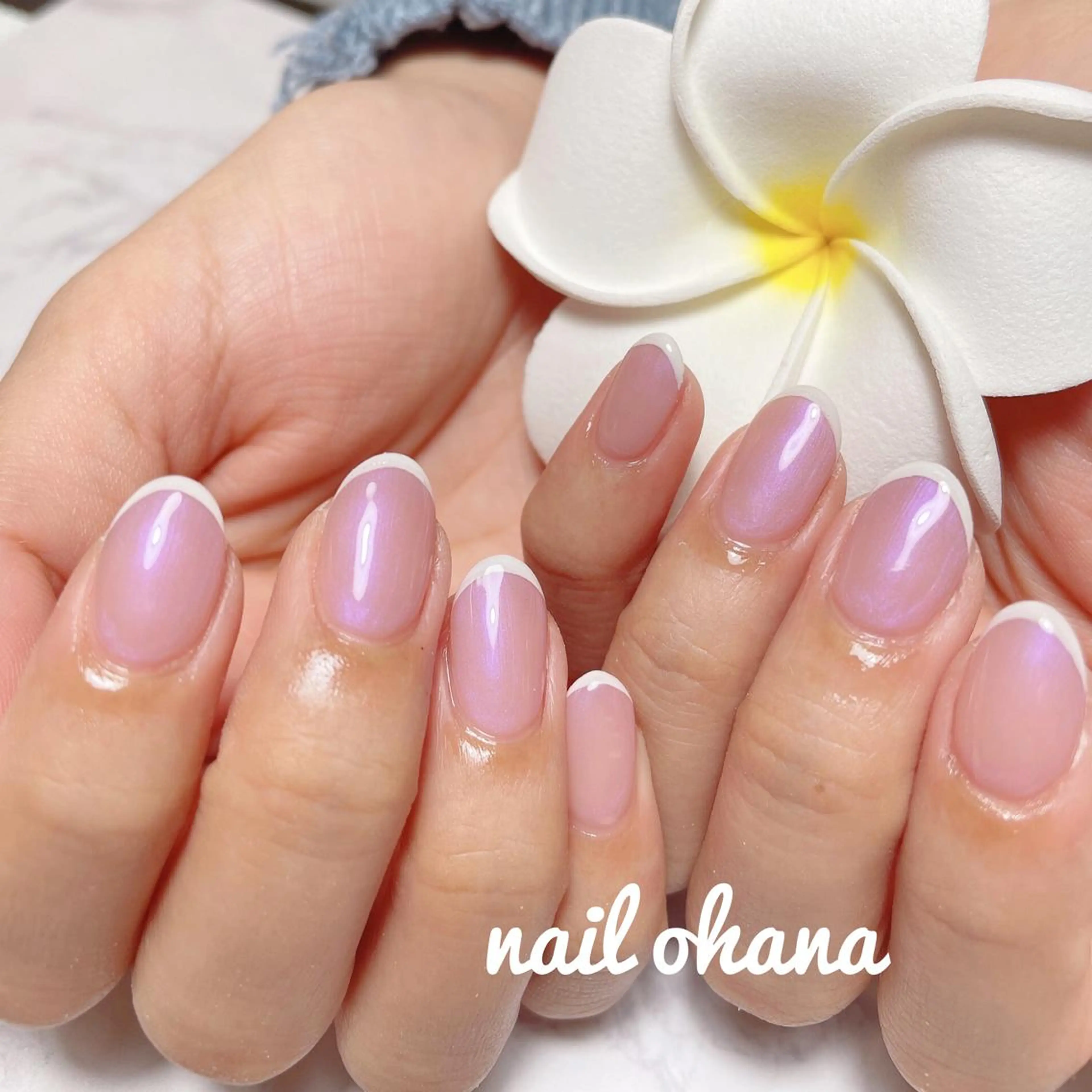 ネイル フレンチネイル ジェルネイル 持ち込み オフィスネイル ワンカラーネイル ハンドネイル 那覇🏝️台湾人 ネイリストSHIUのネイルデザイン