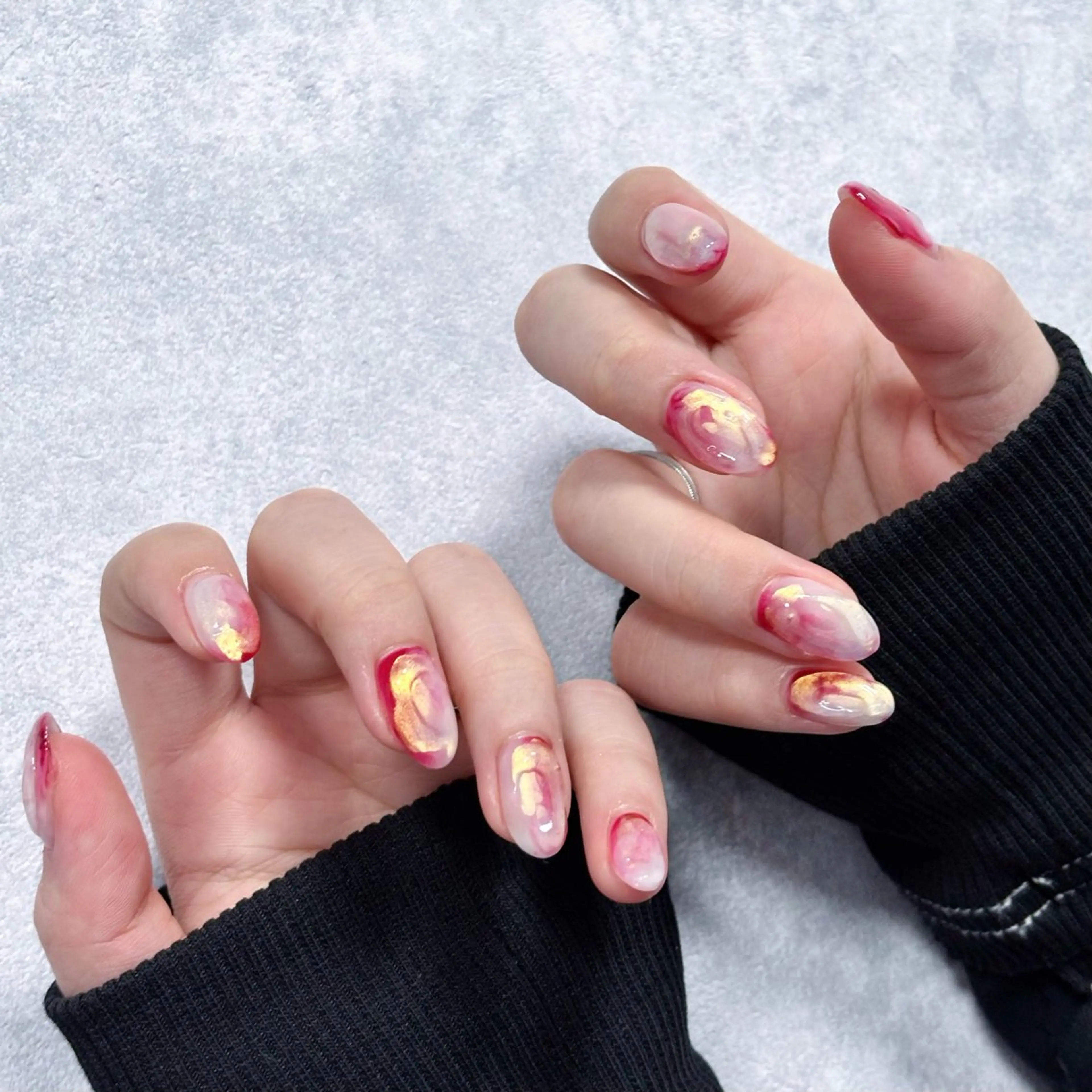 ネイル ニュアンスネイル ハンドネイル paljon ゆい静岡市のネイルデザイン