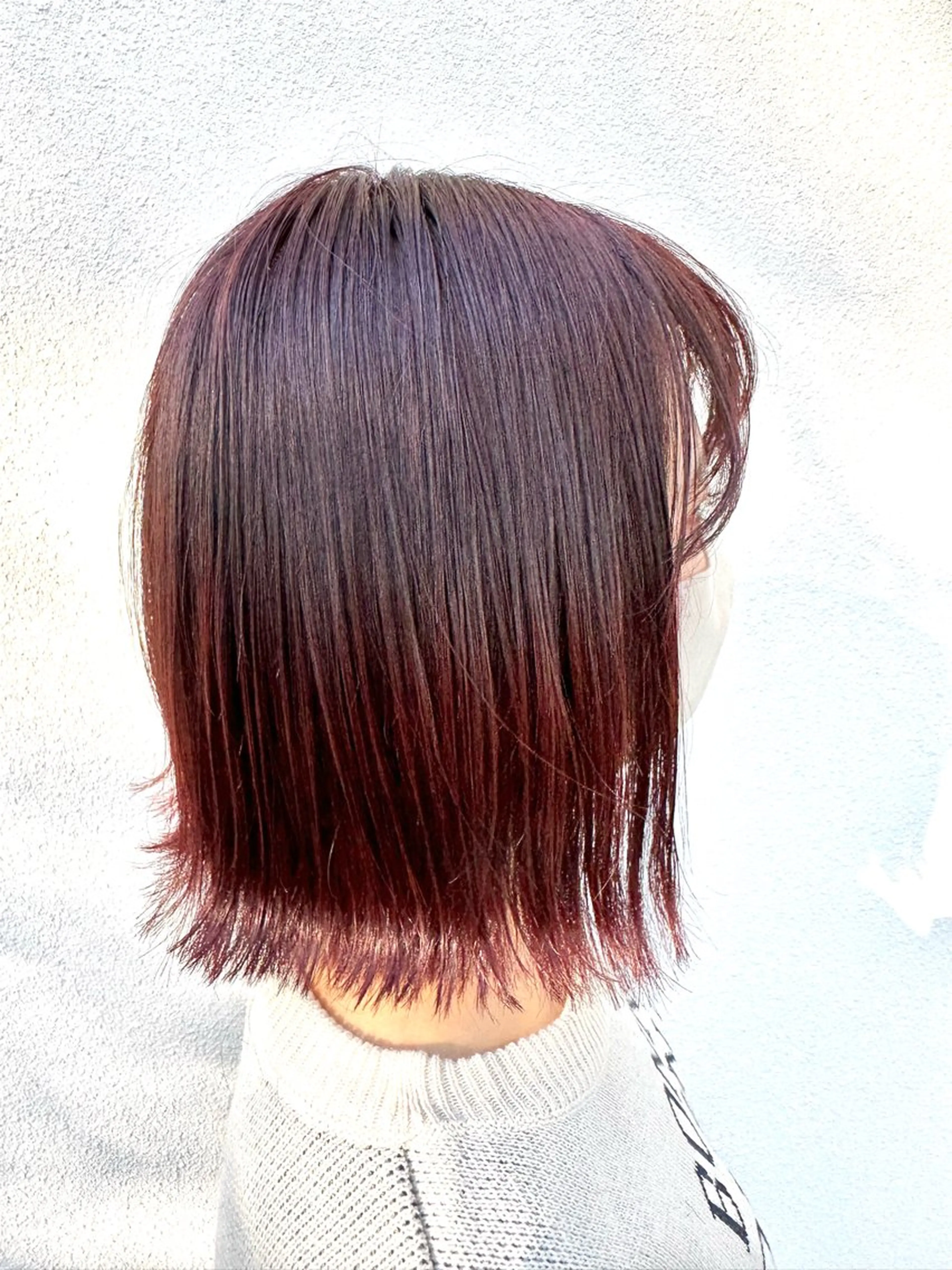 ショート カラー ブラウンカラー ピンクカラー ピンクブラウン 都築 優菜のヘアスタイル