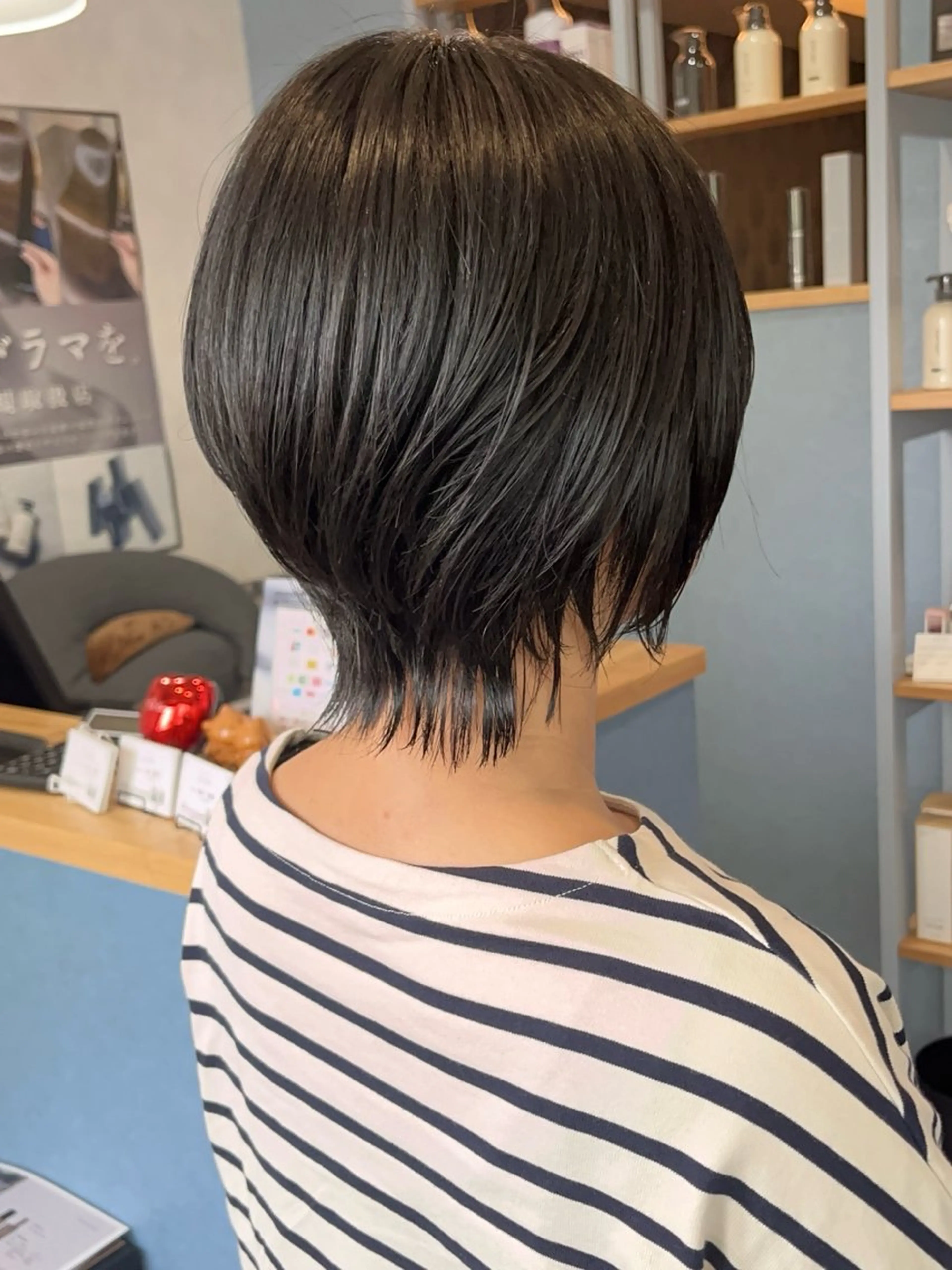 ショート くびれヘア ショートヘア ウルフカット カット ヘアカラー 堀井 政輝のヘアスタイル