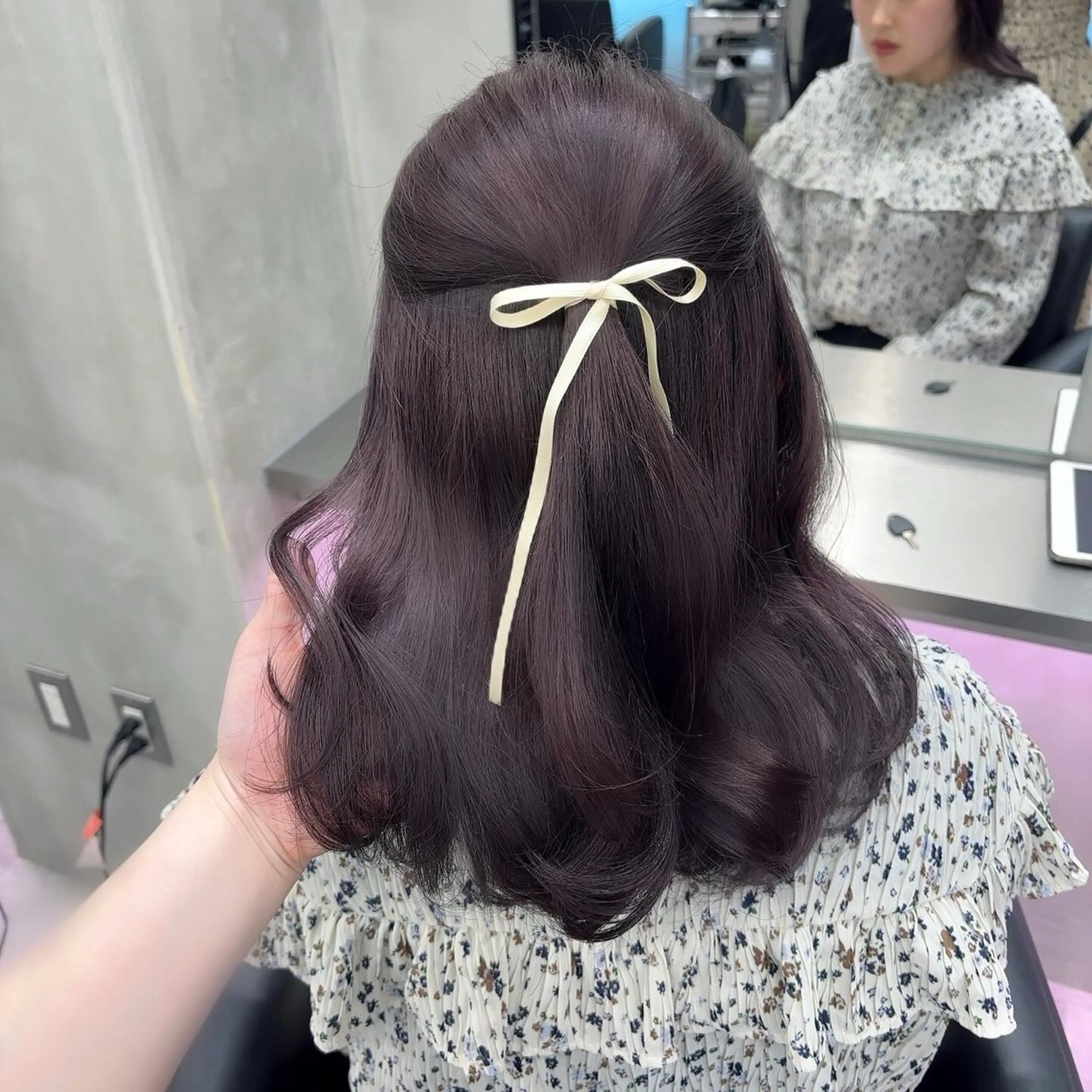 カラー ブリーチ ブリーチなしカラー ヘアカラー the path sora♡のヘアスタイル