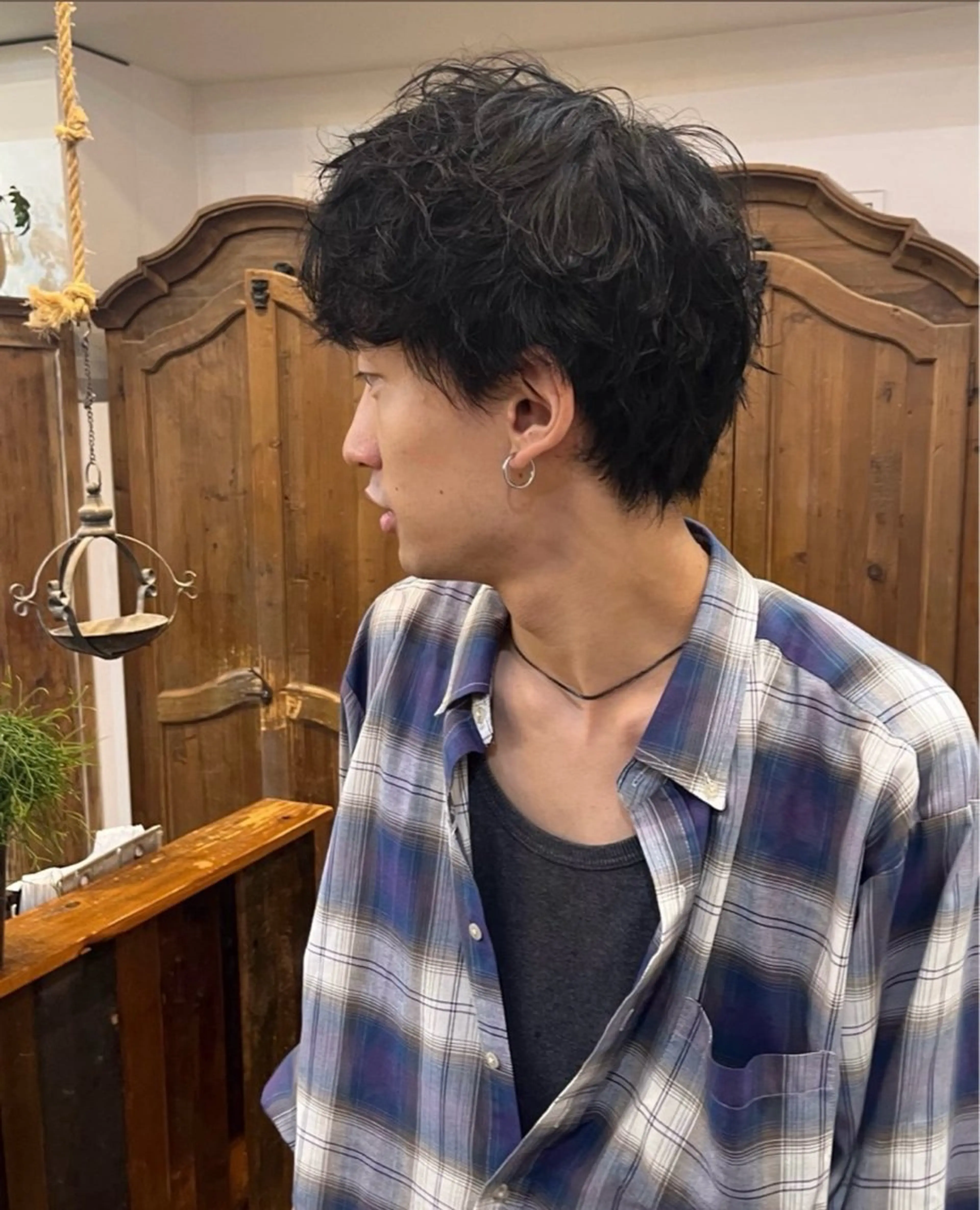 メンズ メンズパーマ Belle銀座並木通り店所属・井手草一朗/ パーマ/ハイライト◎のヘアスタイル