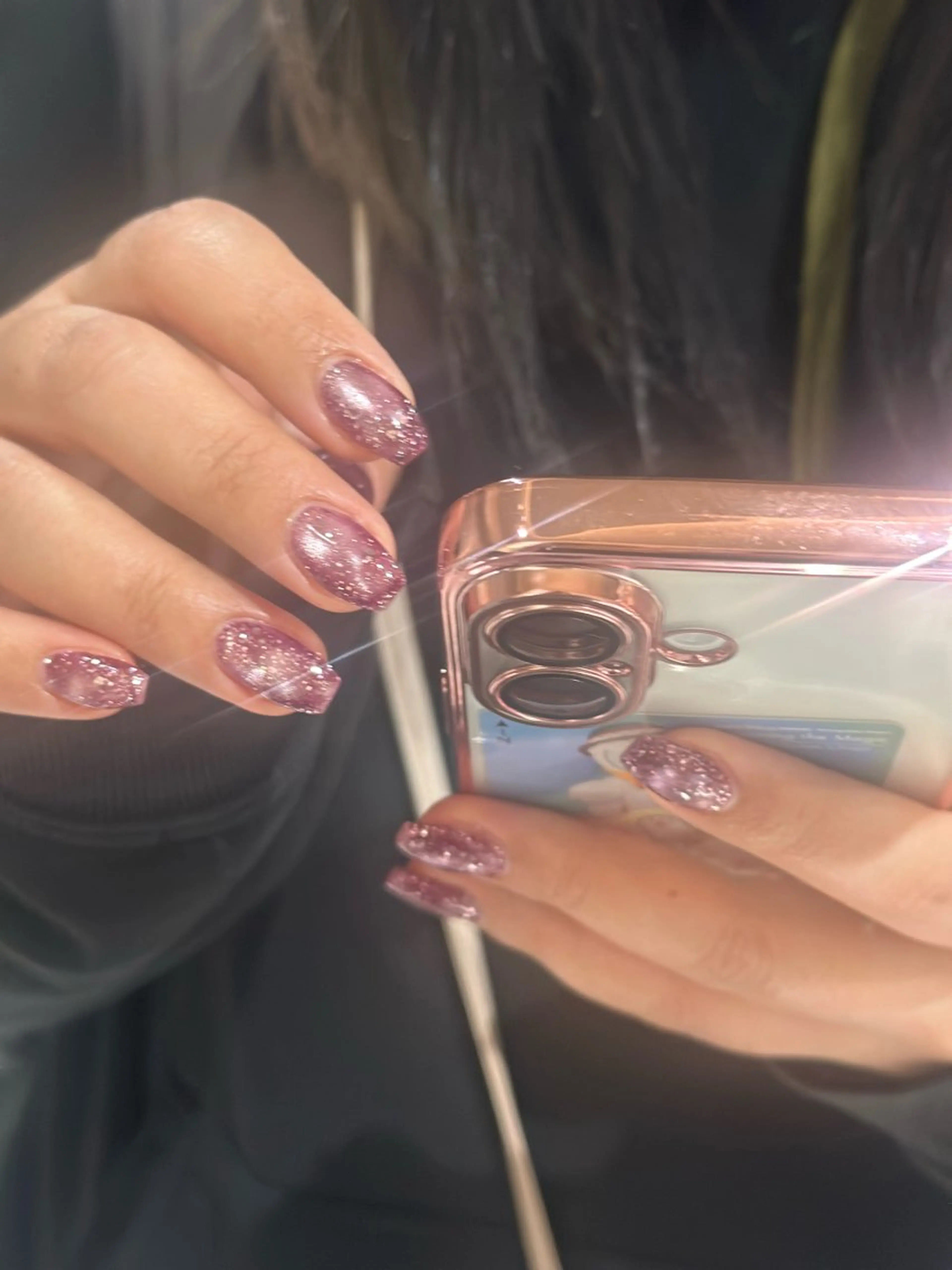 1番人気！うるちゅるマグネットネイル※オフなしの写真