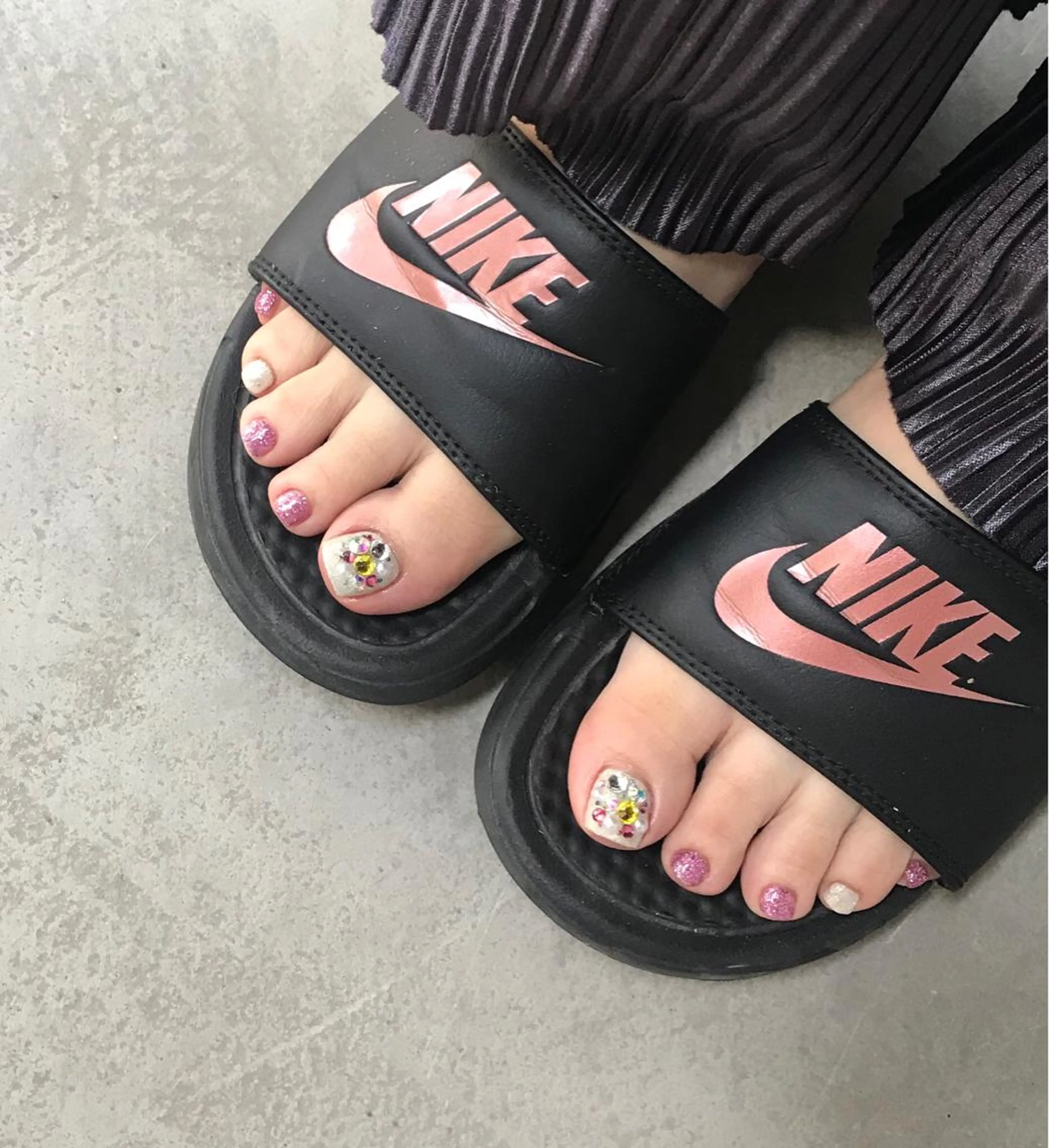 ショート カラー パーマ ヘアアレンジ メンズ ネイル マツエク・マツパ ラメ(グリッター) nail&eye Aoのマツエク・マツパデザイン