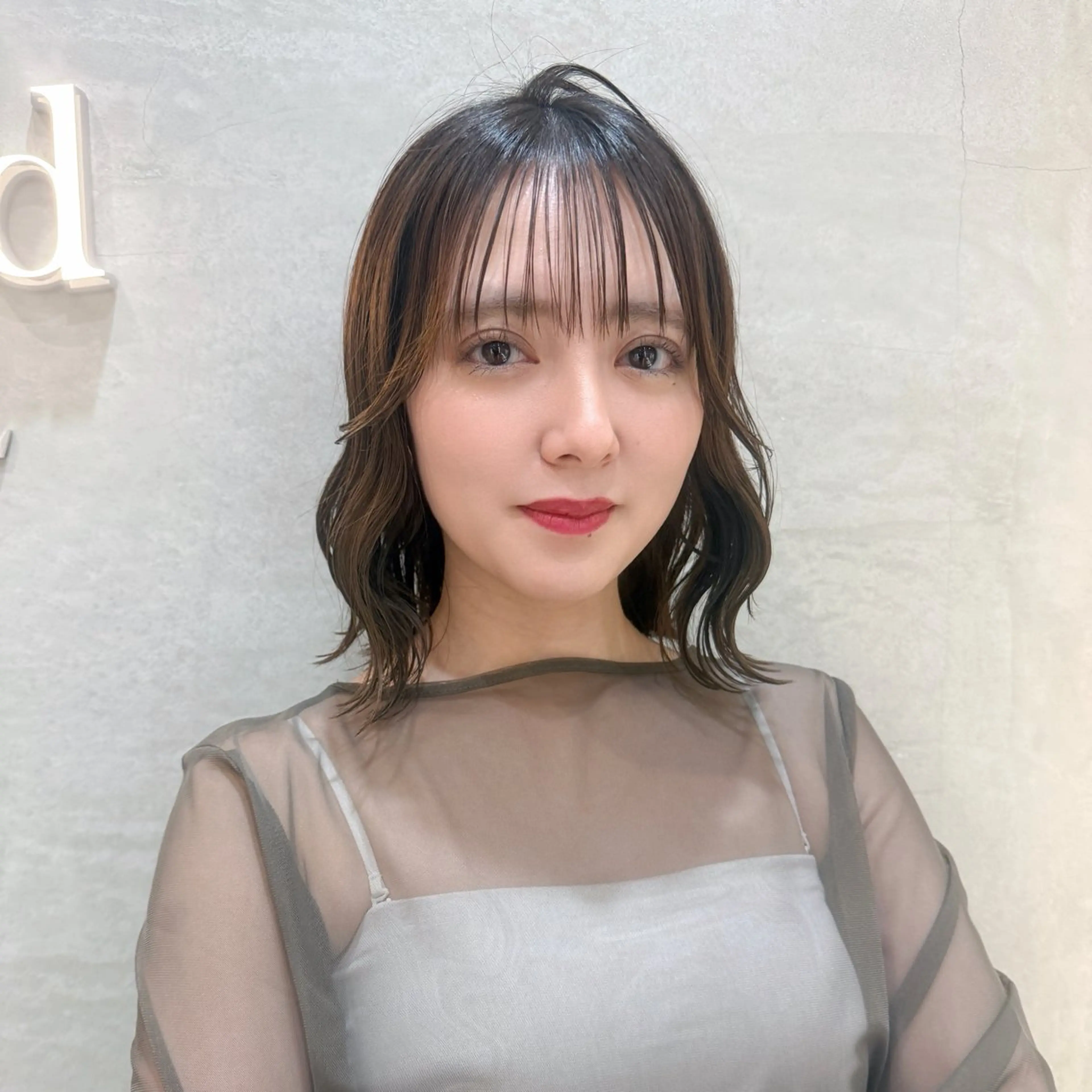 💐カット+透明感カラー+高濃度トリートメント💐の写真