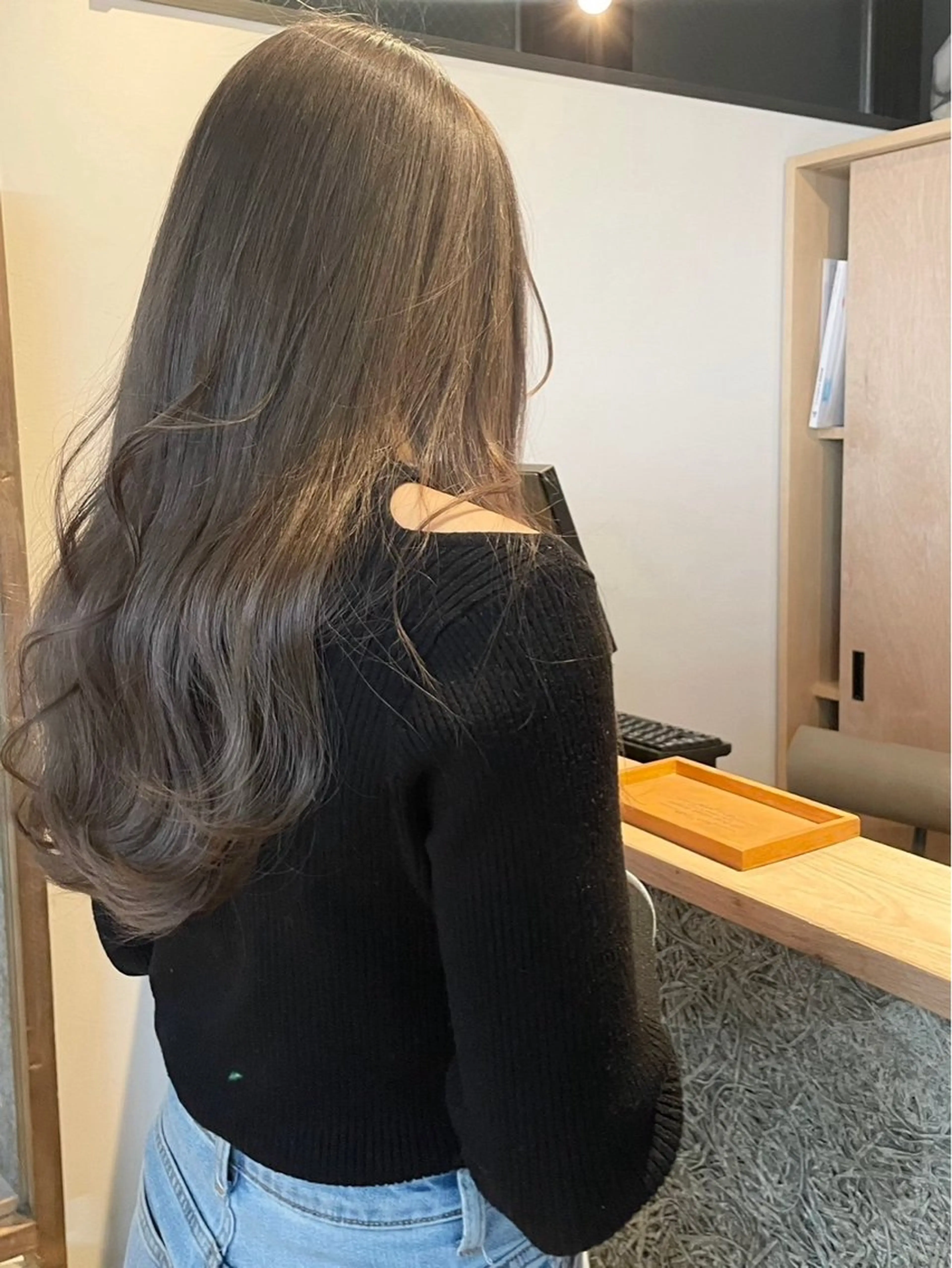 ロング カラー 比嘉 蓮のヘアスタイル