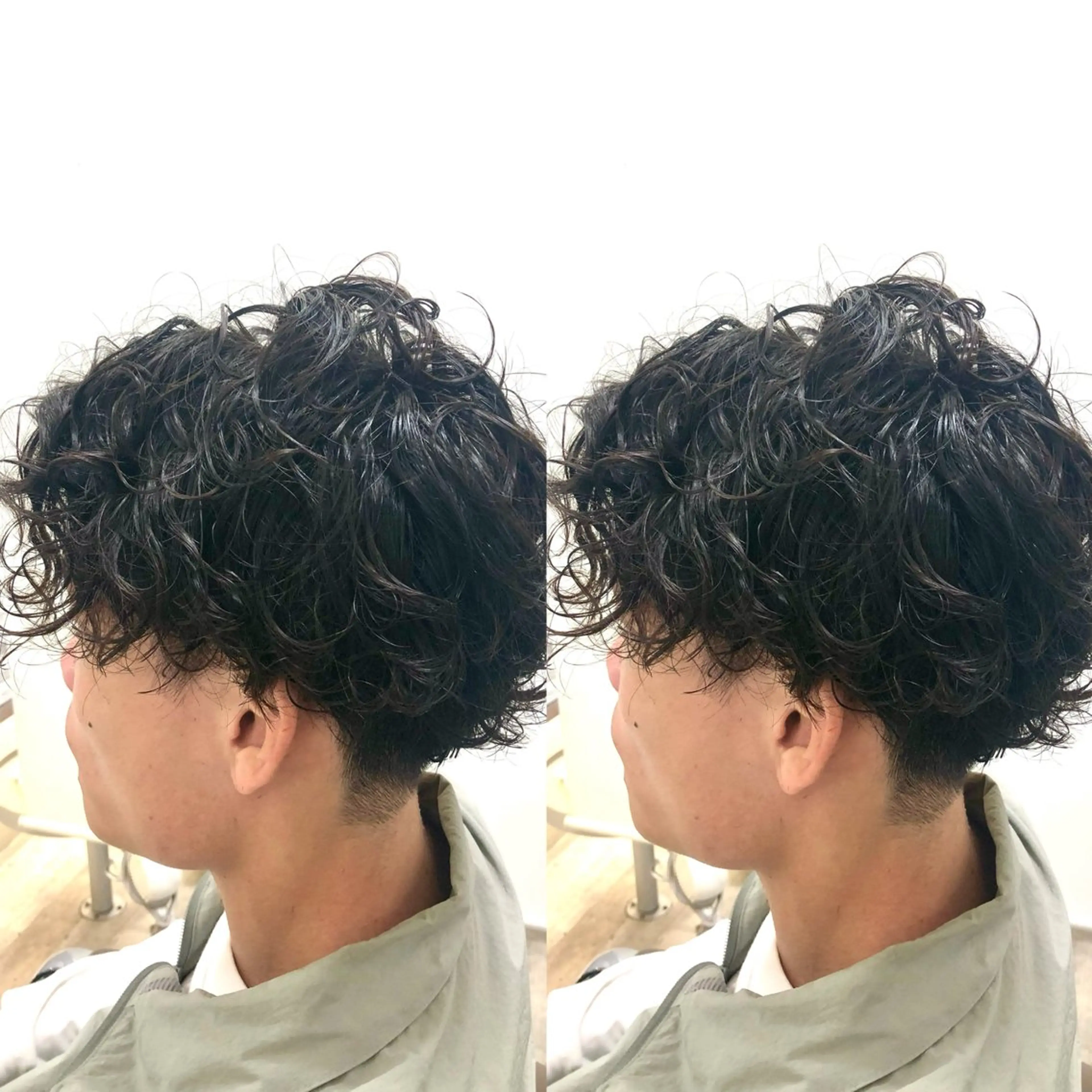 パーマ メンズ センターパート Men’s特化 垢抜けヘア🔥野原のヘアスタイル