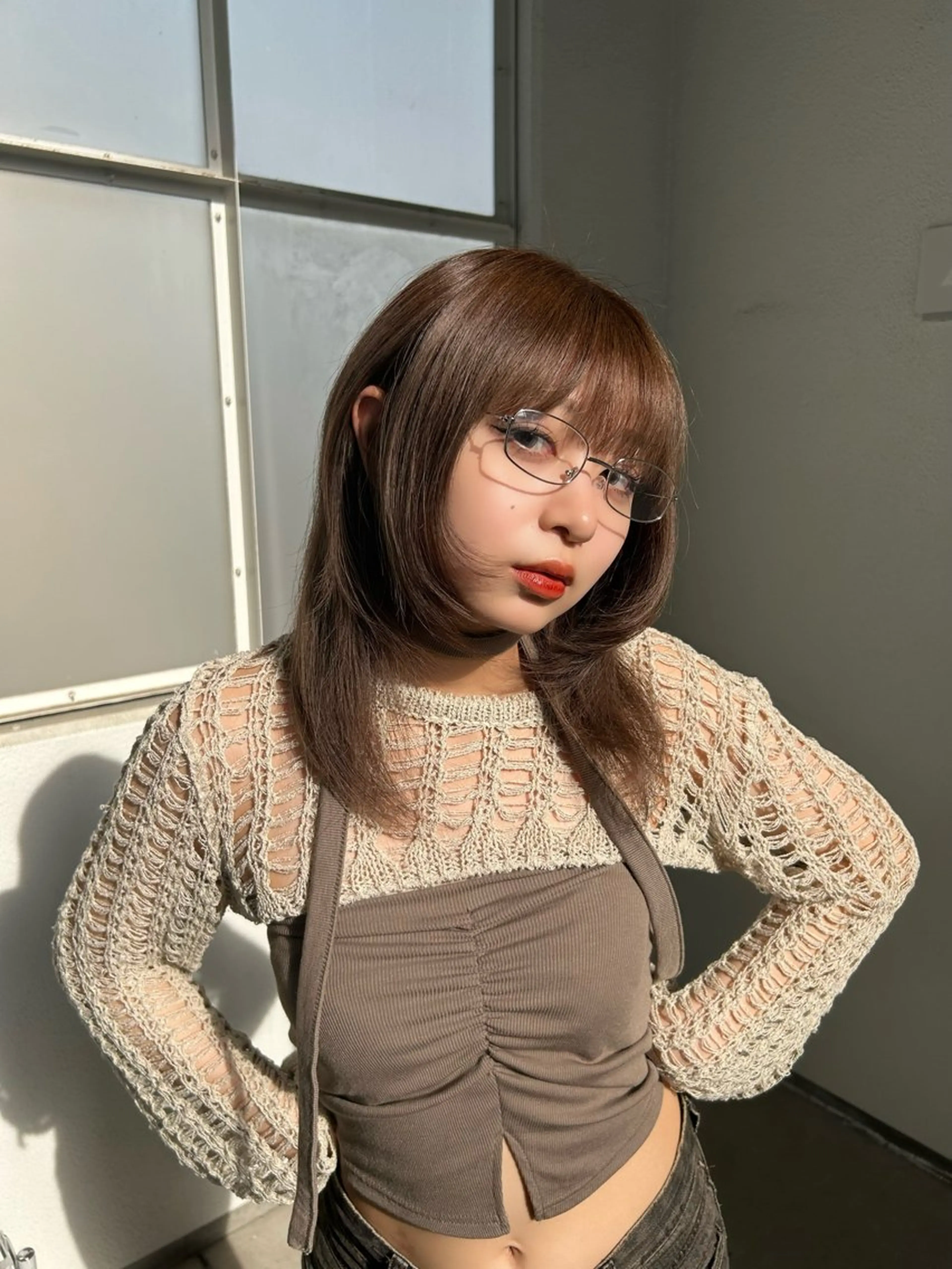 ミディアム カラー sakura/ 透明感カラー🫧のヘアスタイル