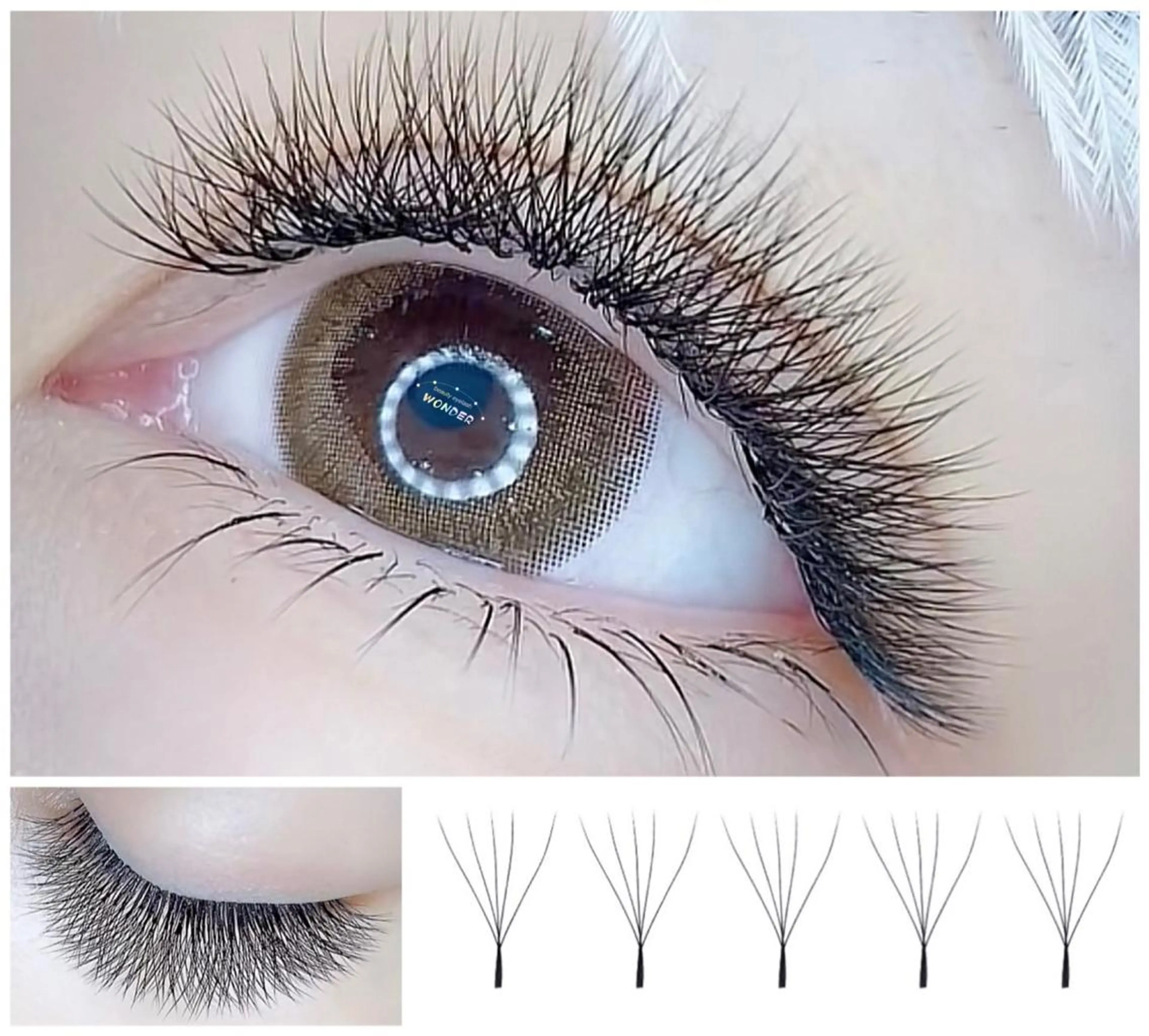 マツエク・マツパ ボリュームラッシュ トータルビューティー サロンワンダーのマツエク・マツパデザイン