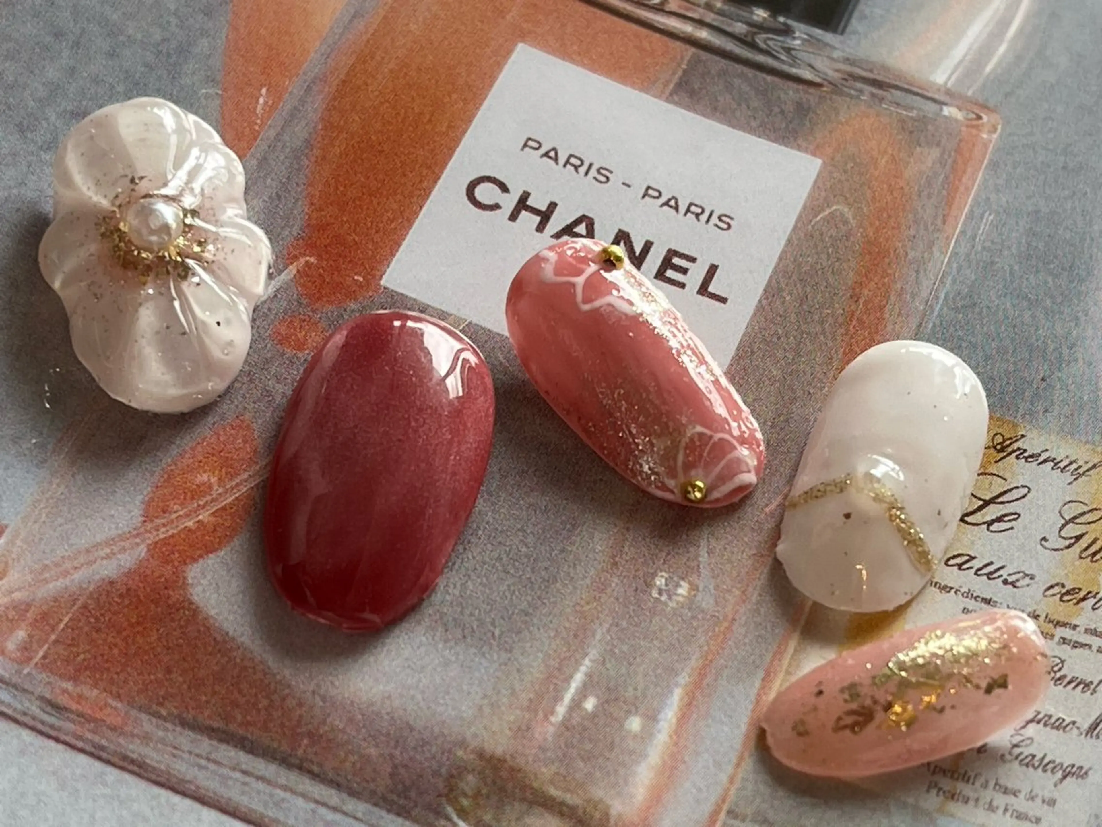 ネイル 卒業式 ハンドネイル GARDEN GELのネイルデザイン