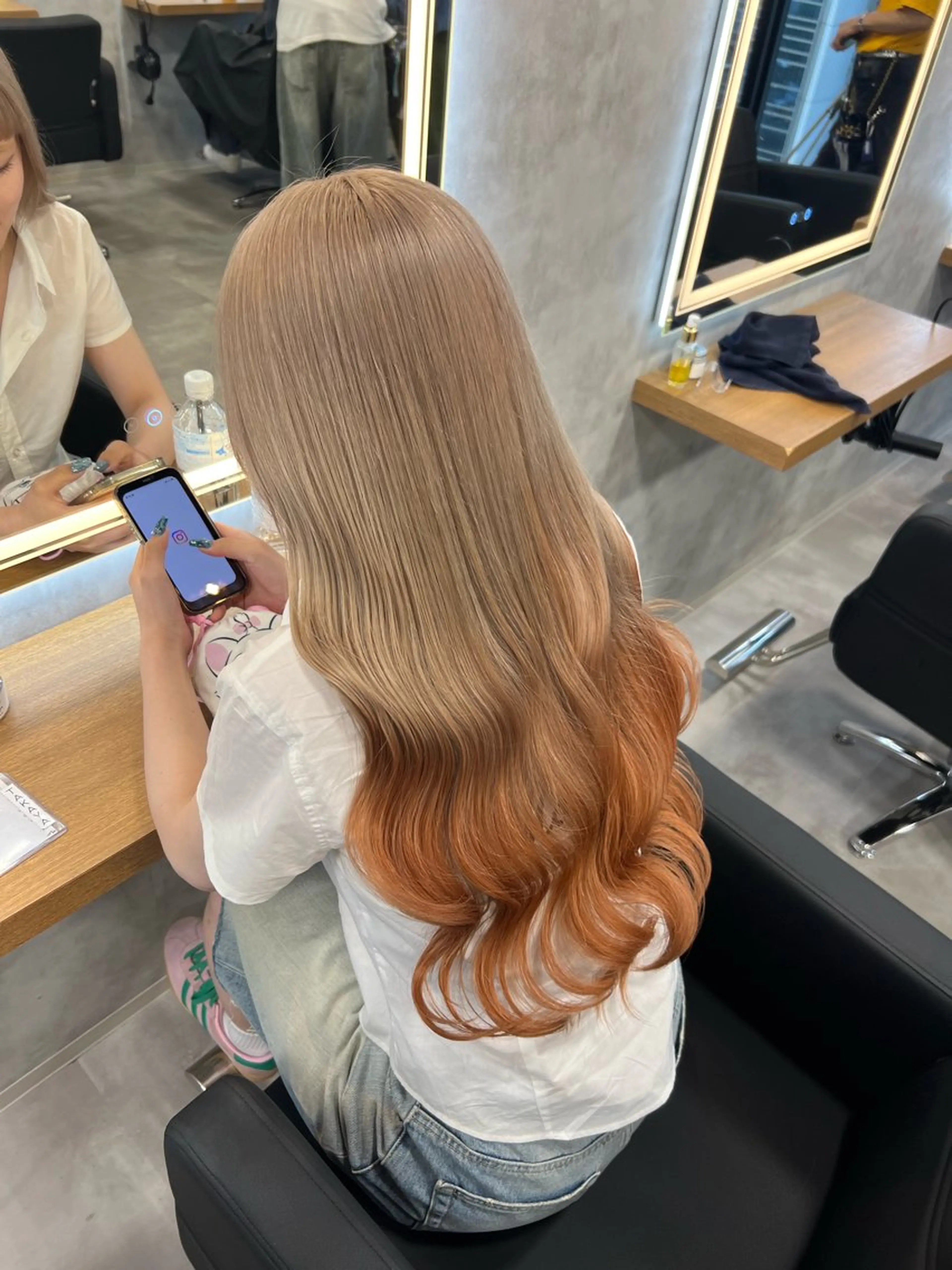 ロング カラー ヘアカラー トリートメント 🎨ブリーチ職人 店長Takaya🎨のヘアスタイル