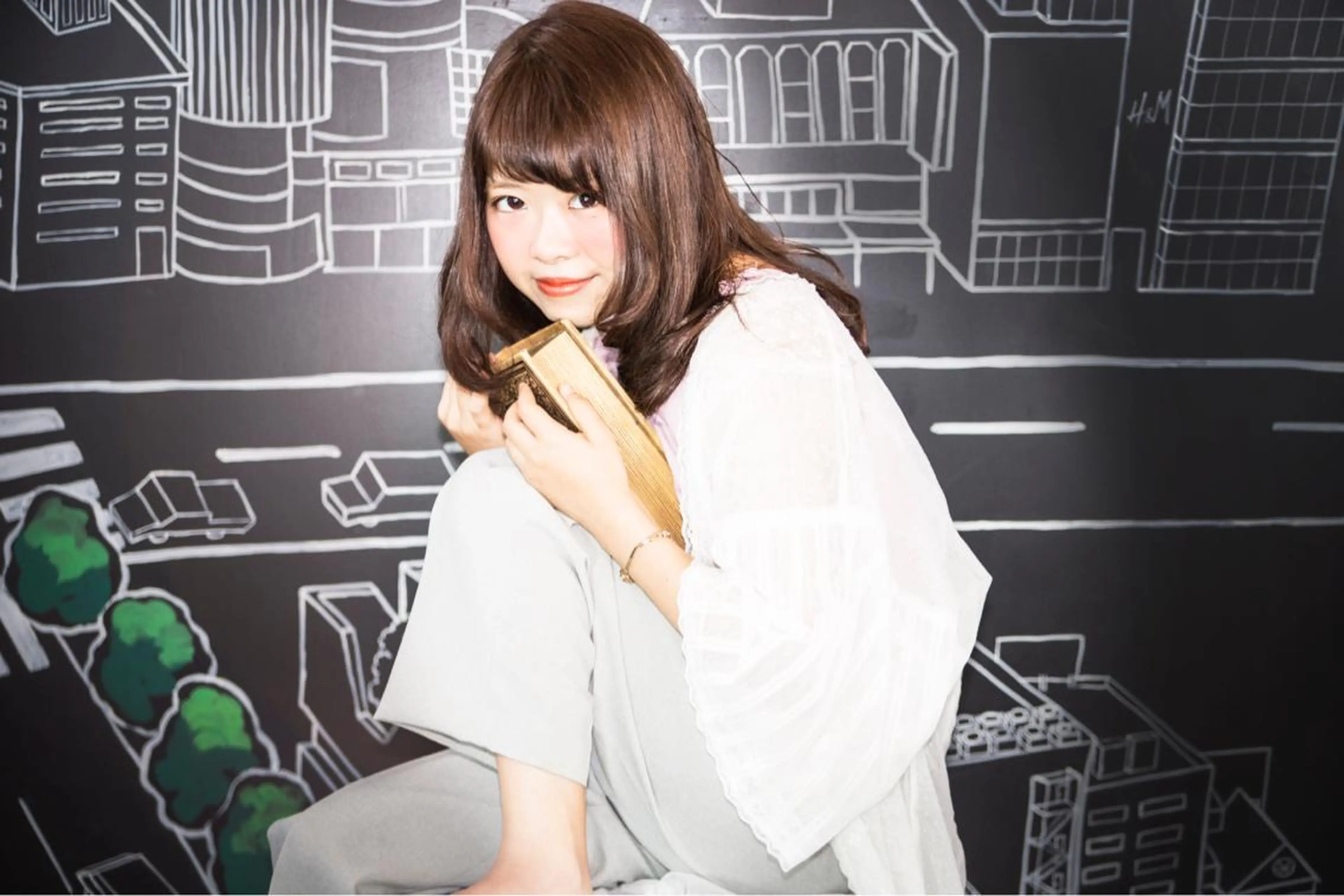 ミディアム セミロング ロング Re:ta Hair 飯田淳平のヘアスタイル