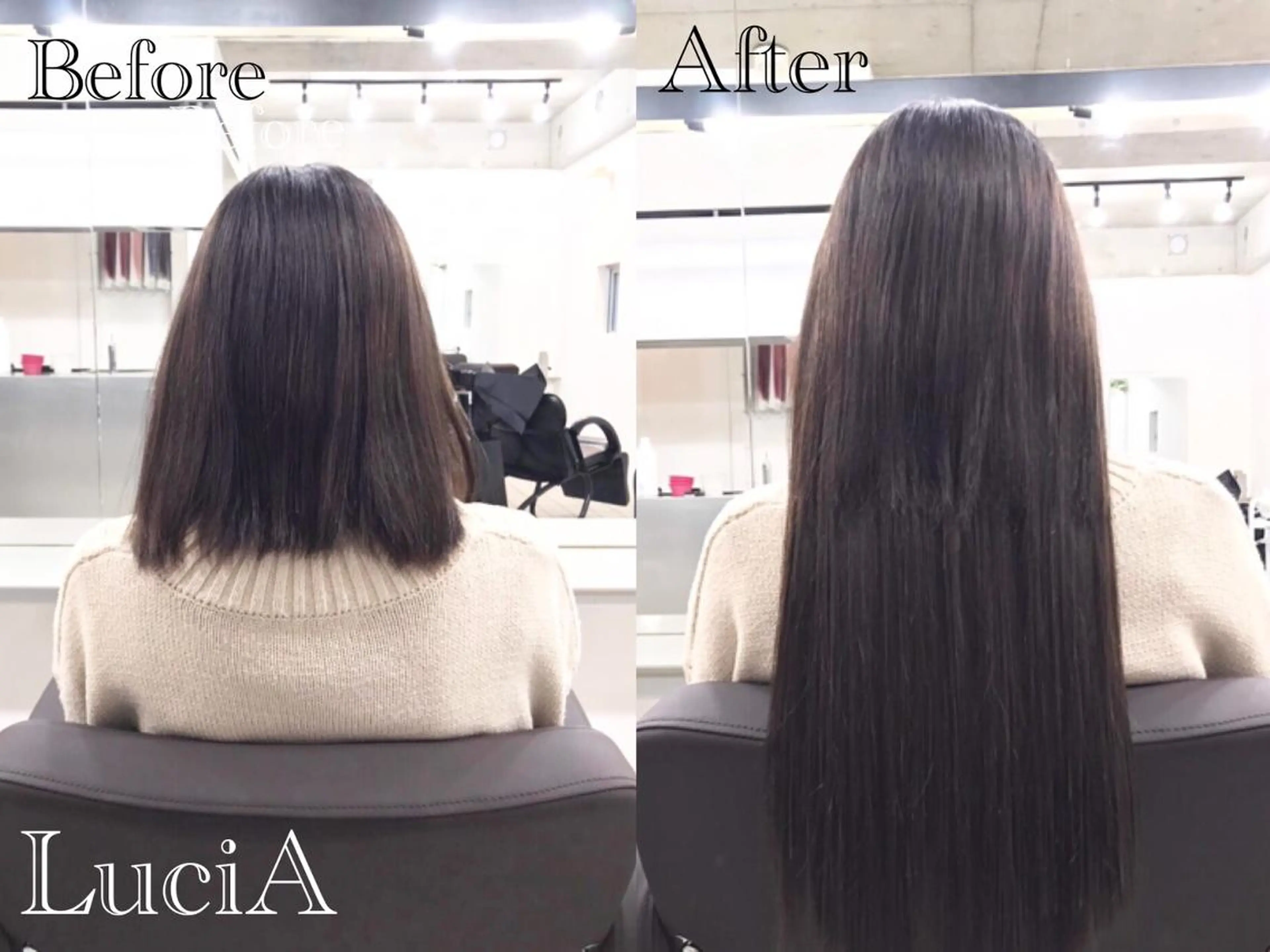 ロング カラー ヘアアレンジ エクステ トリートメント LuciA/エクステ カラーのヘアスタイル