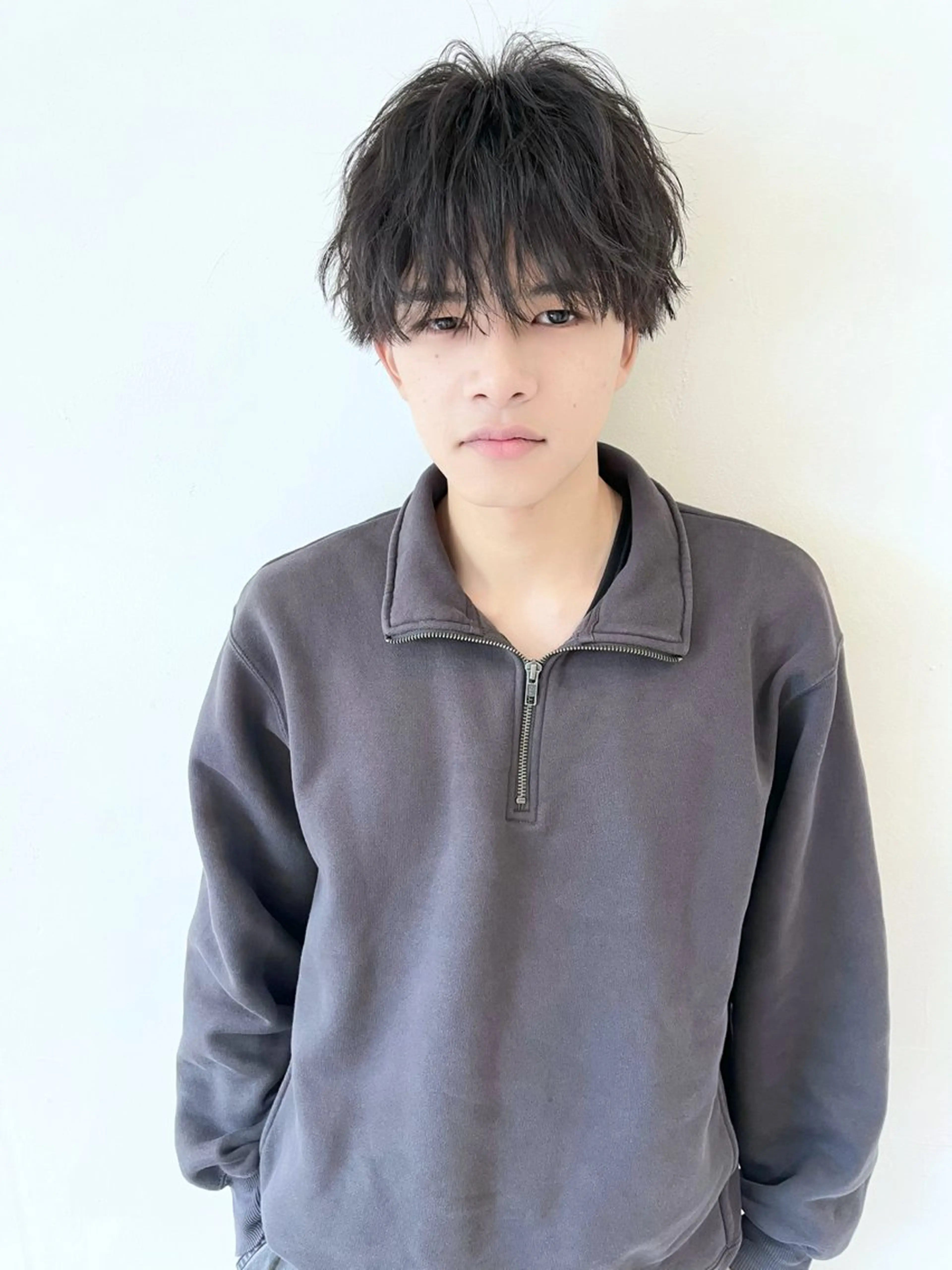 ショート パーマ メンズ カット パーマ トリートメント ill副店長 立和田純也のヘアスタイル