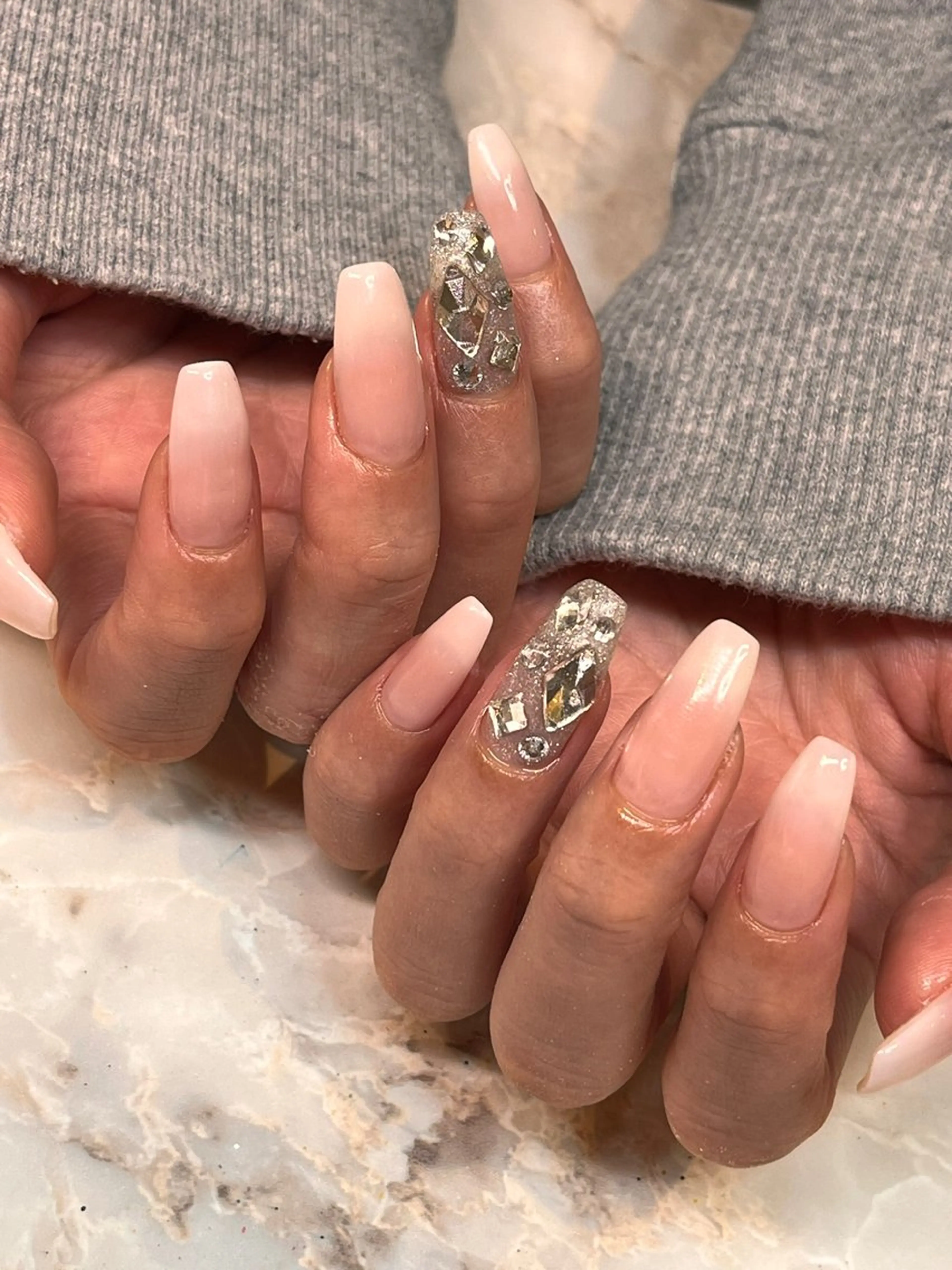 ロング nail&eyelash   NICO所属・KINUGASA YUKAのネイルデザイン