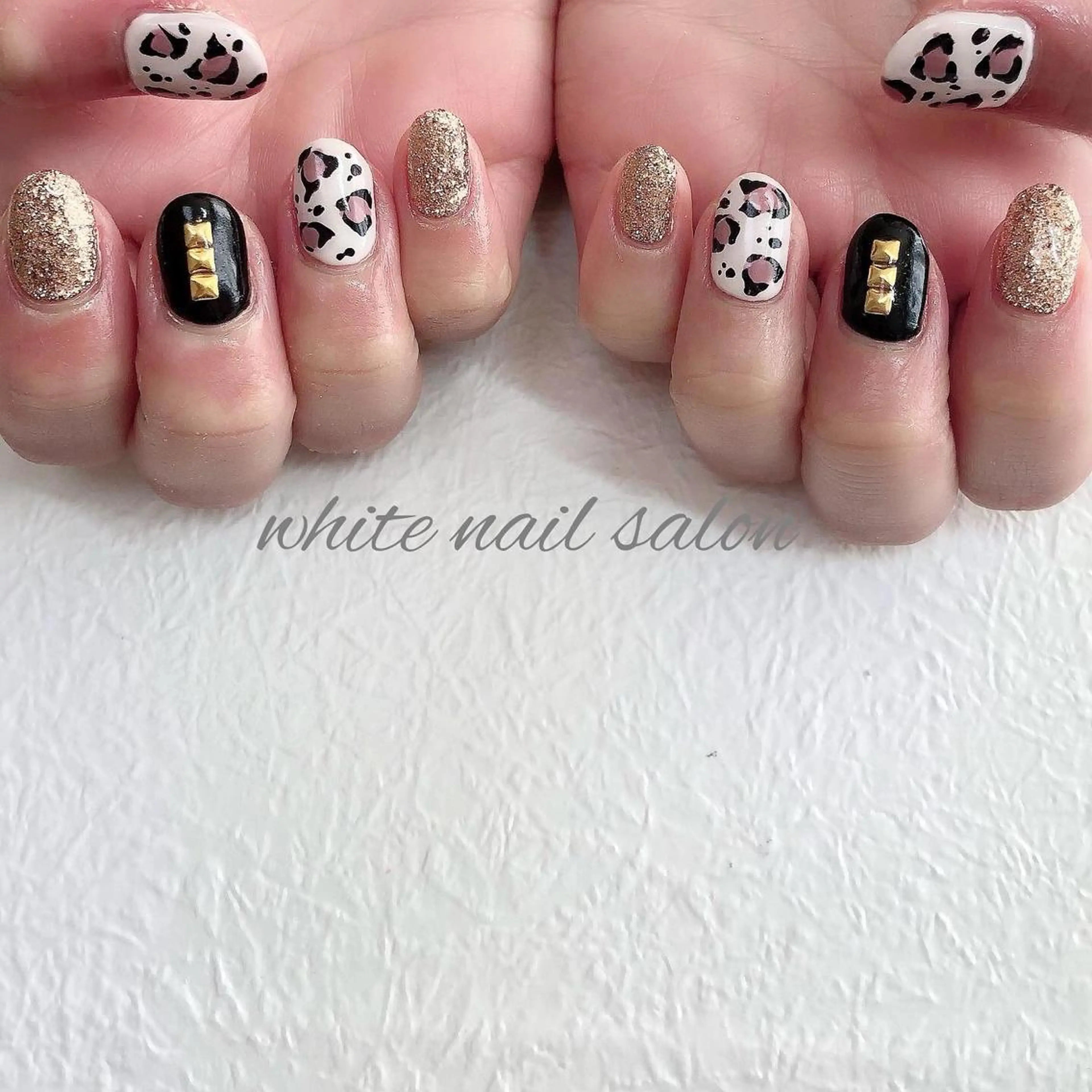ネイル ジェルネイル ハードジェル 持ち込み ソフトジェル ハンドネイル white nail salonのネイルデザイン