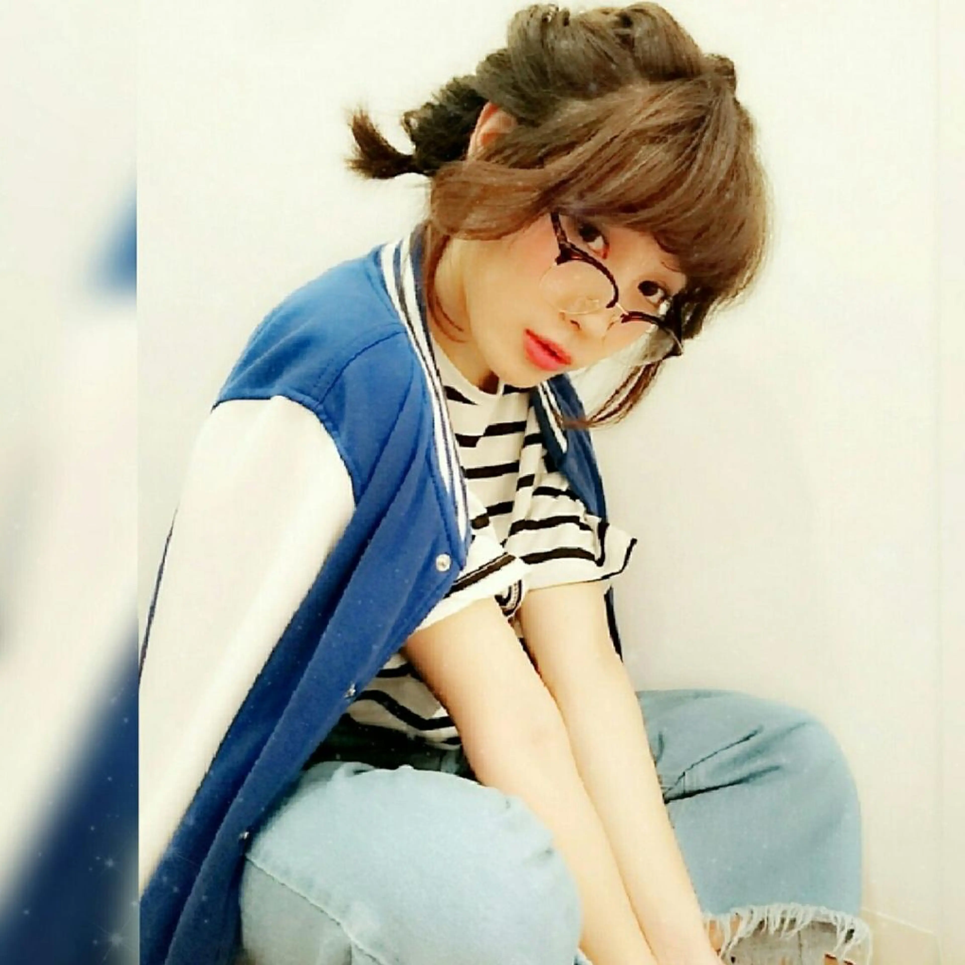 ヘアアレンジ カラー ミディアム ma cherie 　naoのヘアスタイル