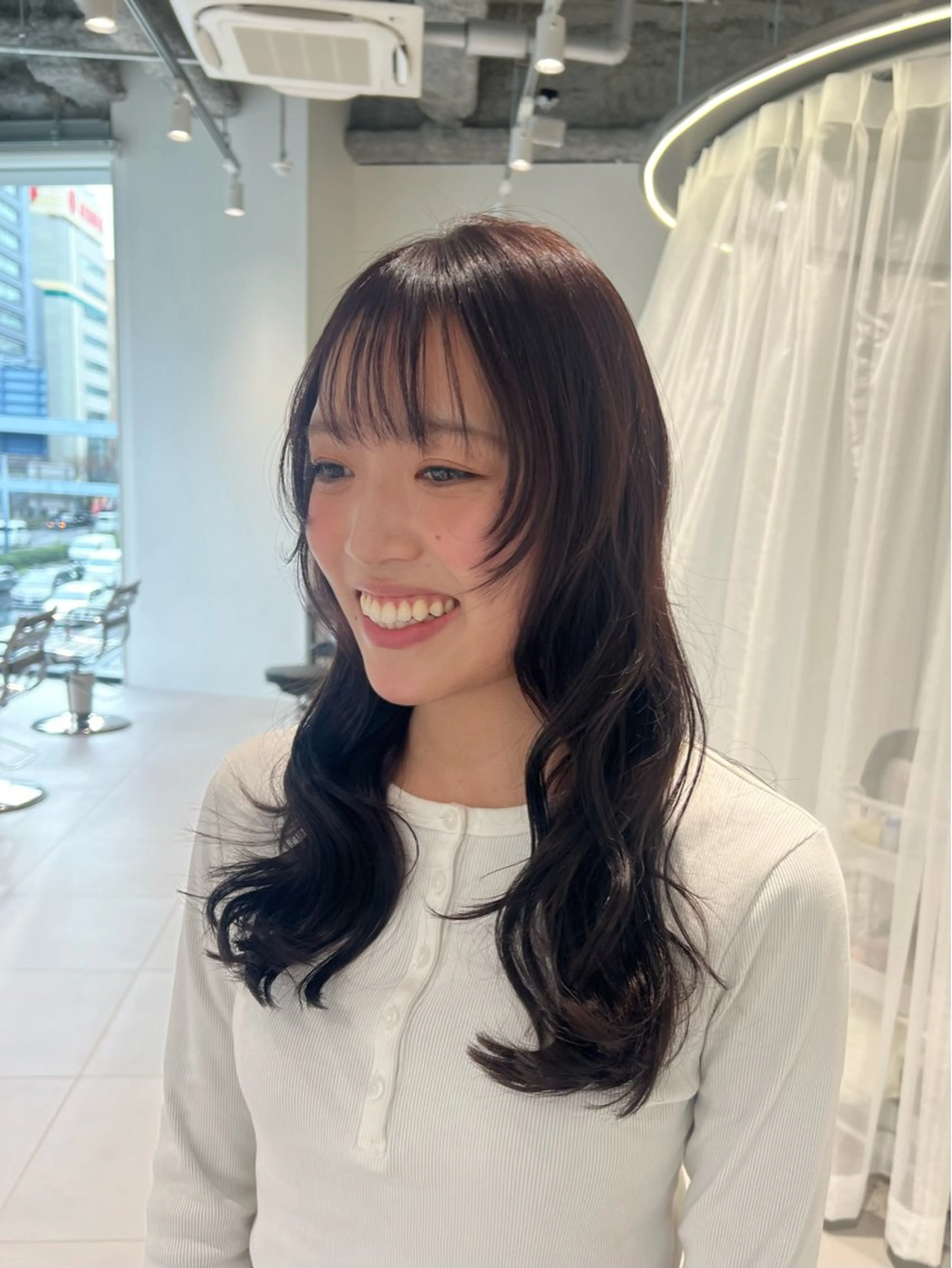 ロング カラー カット ヘアカラー トリートメント 似合わせ/レイヤー 💟SAEのヘアスタイル