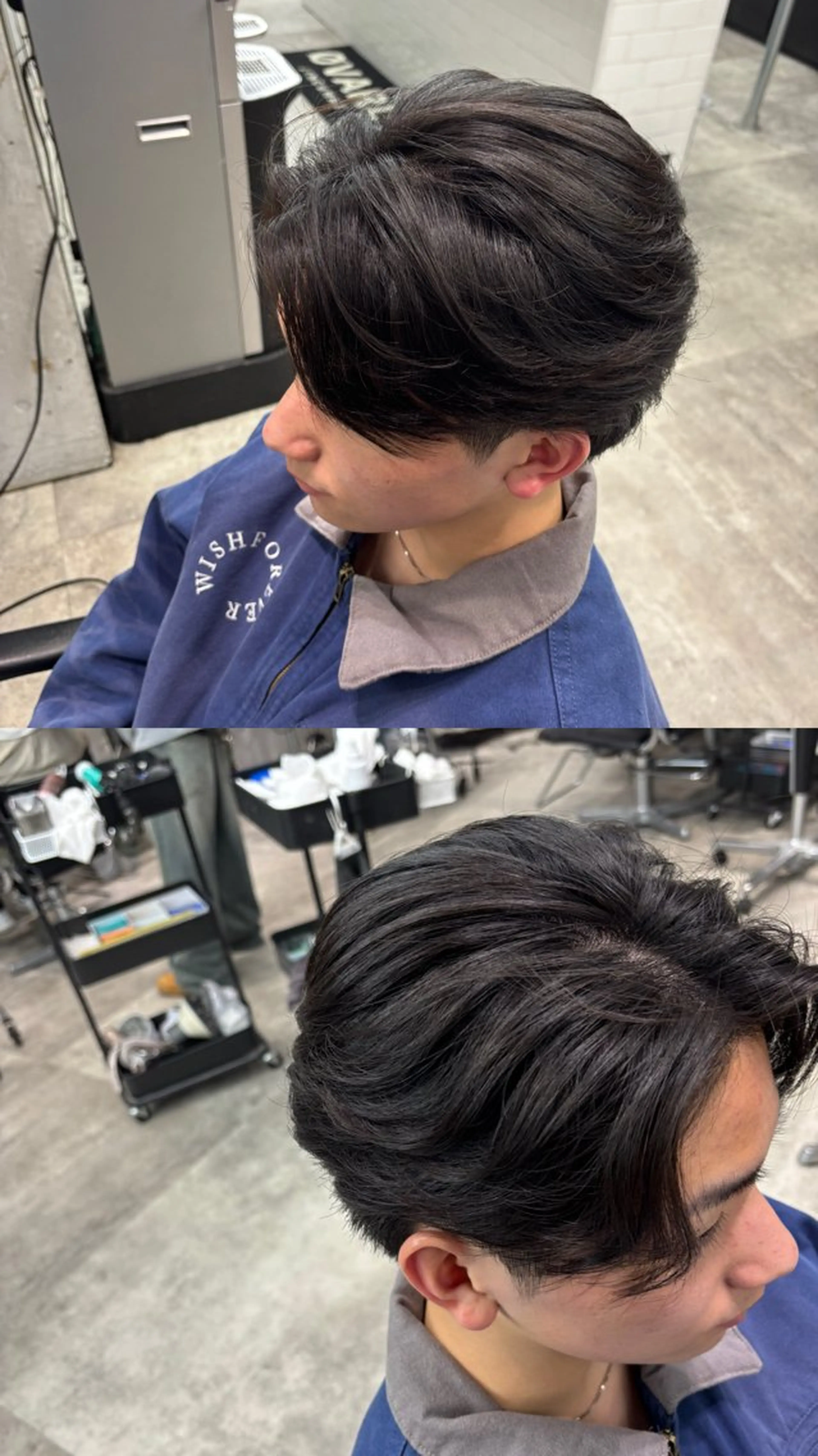 ミディアム パーマ メンズ 🐲原宿、渋谷/メン ズ特化/パーマ、縮毛のヘアスタイル