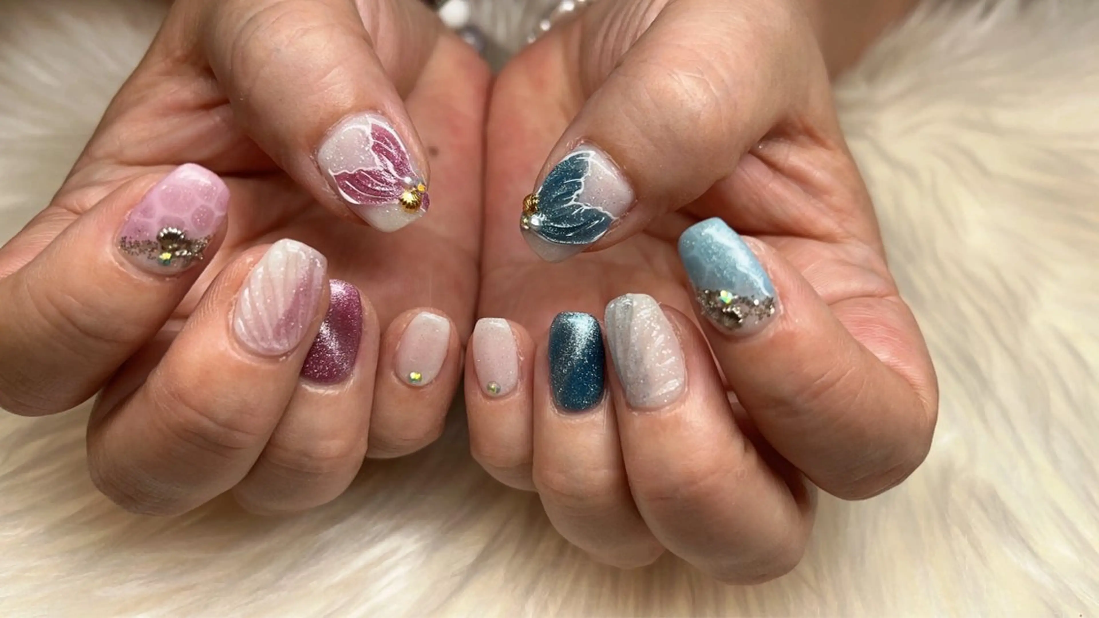 ネイル 持ち込み ハンドネイル ティーエヌ 金山駅東口店のネイルデザイン