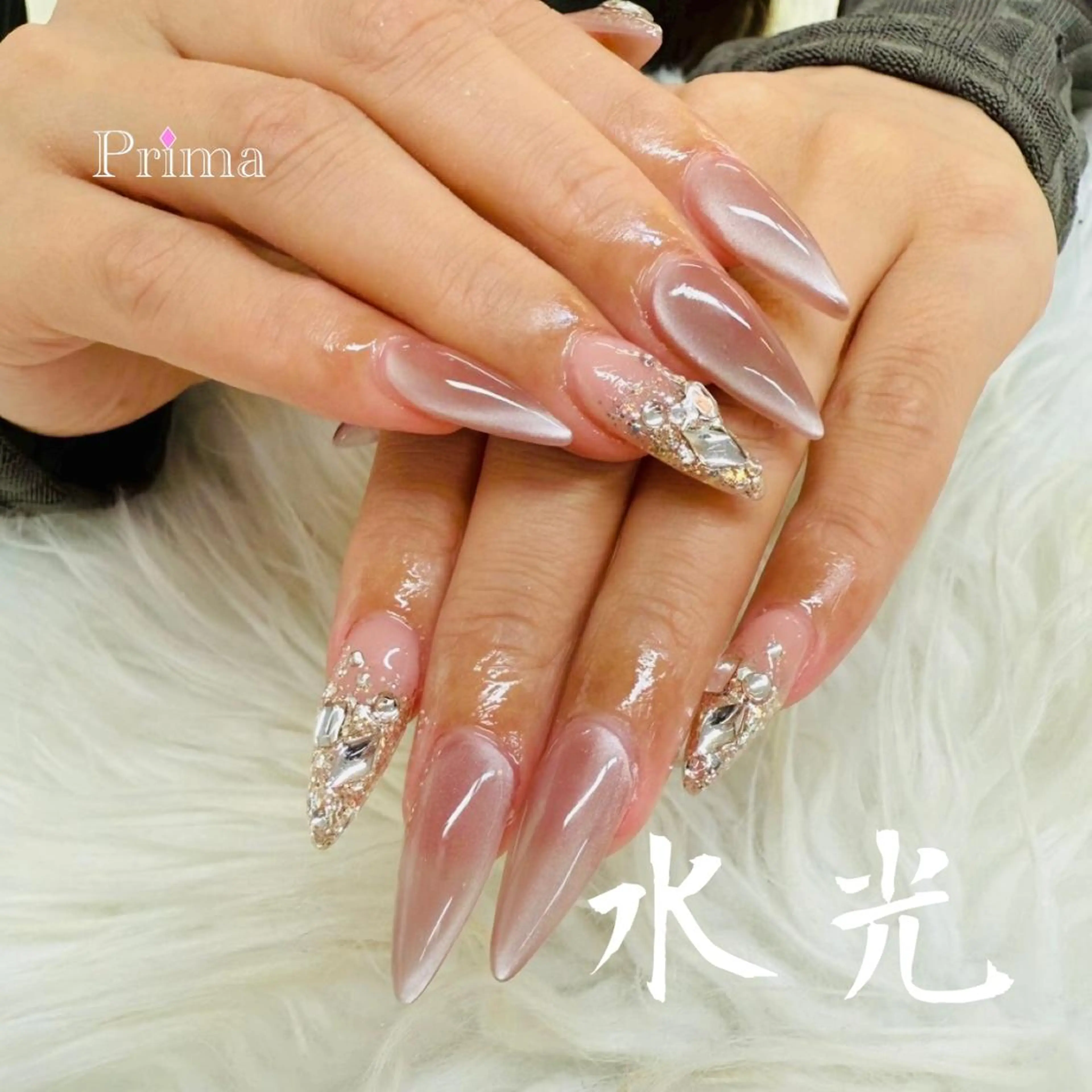 ネイル マグネットネイル Prima💎 スカルプ💎アートのネイルデザイン