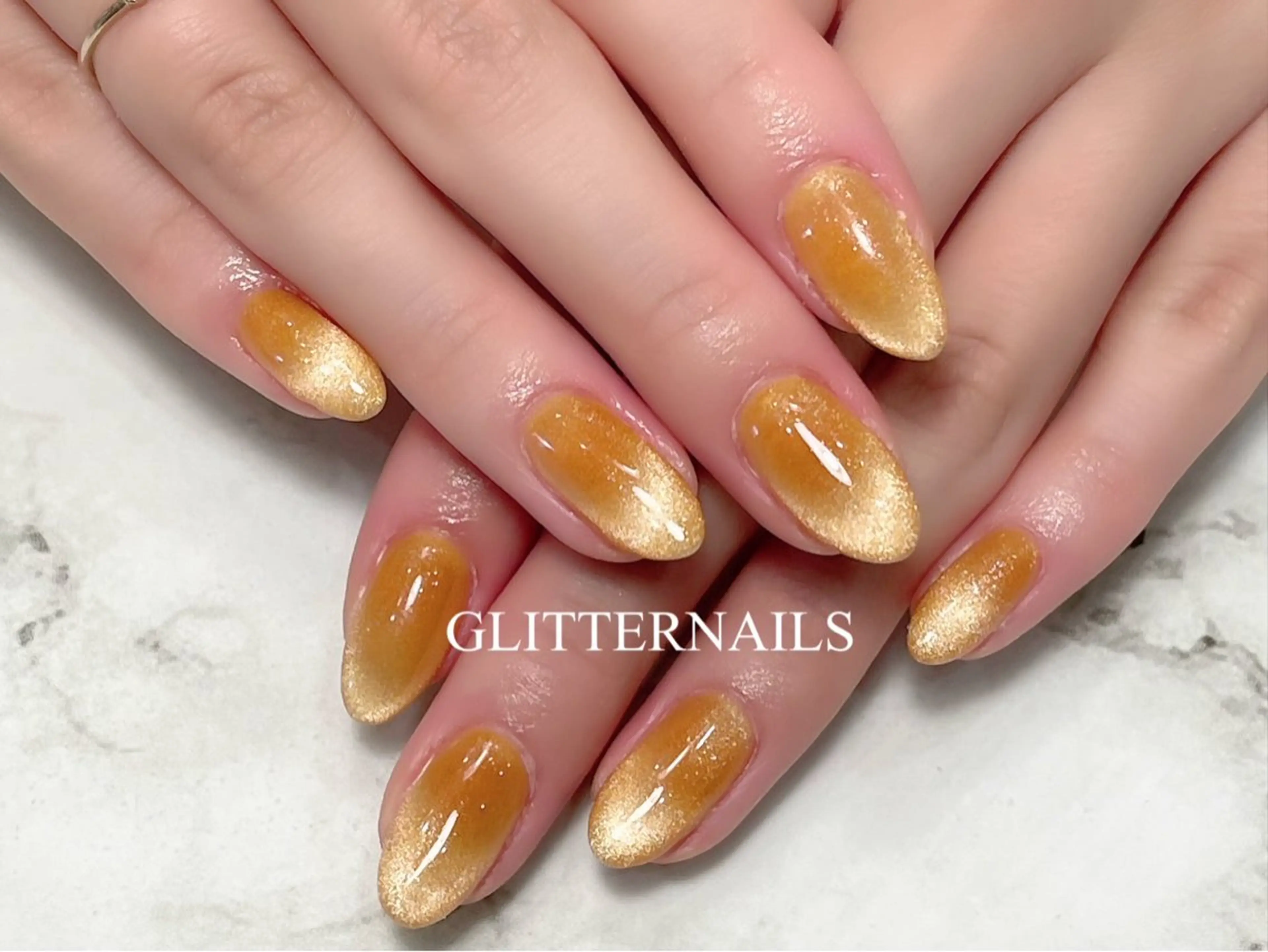 ネイル ハンドネイル GLITTER NAILS所属・glitter na ils AYAのネイルデザイン