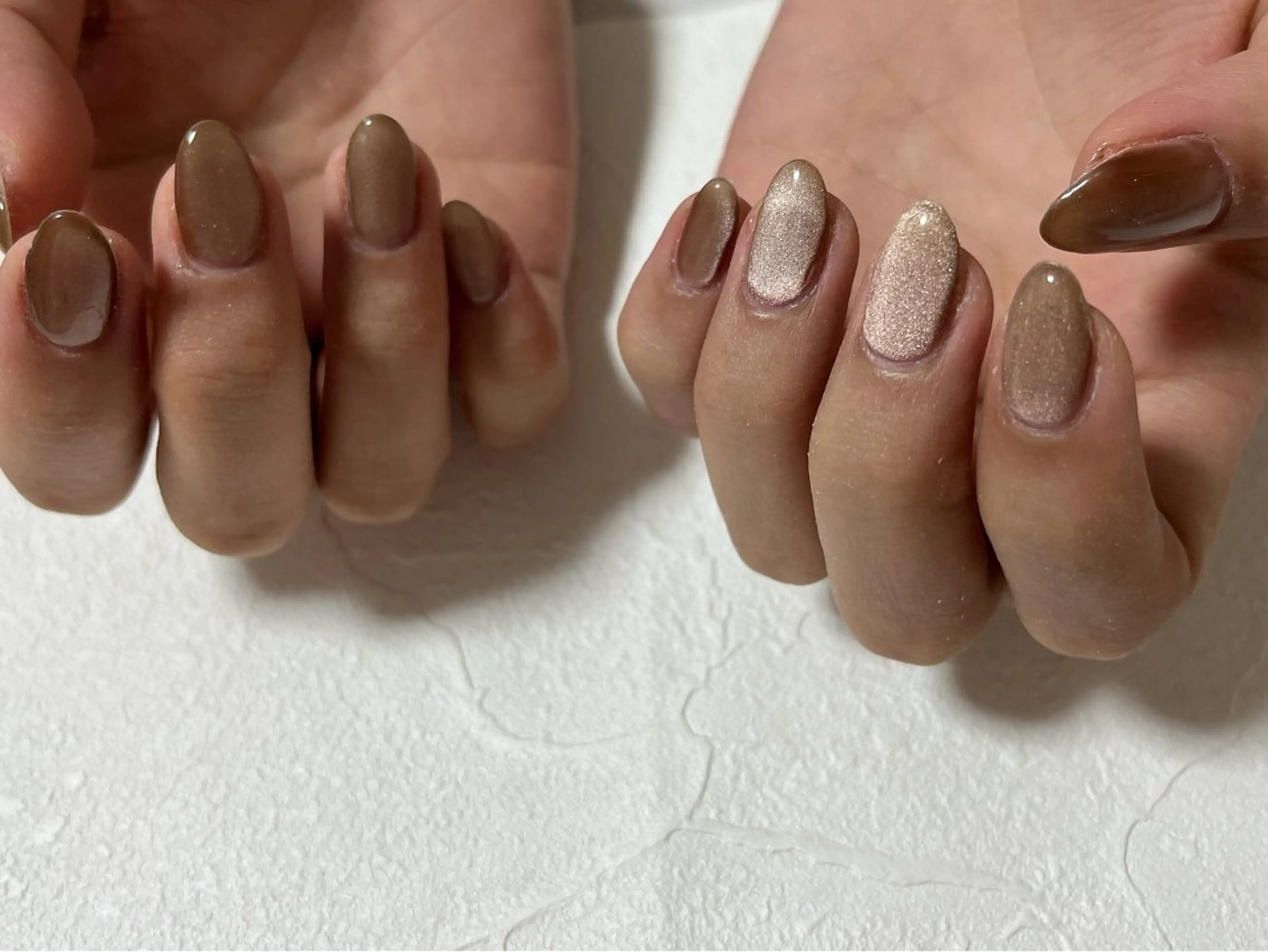 ネイル オーロラネイル フットネイル フレンチネイル ジェルネイル 韓国ネイル ハンドネイル kiki nail たまプラーザのネイルデザイン