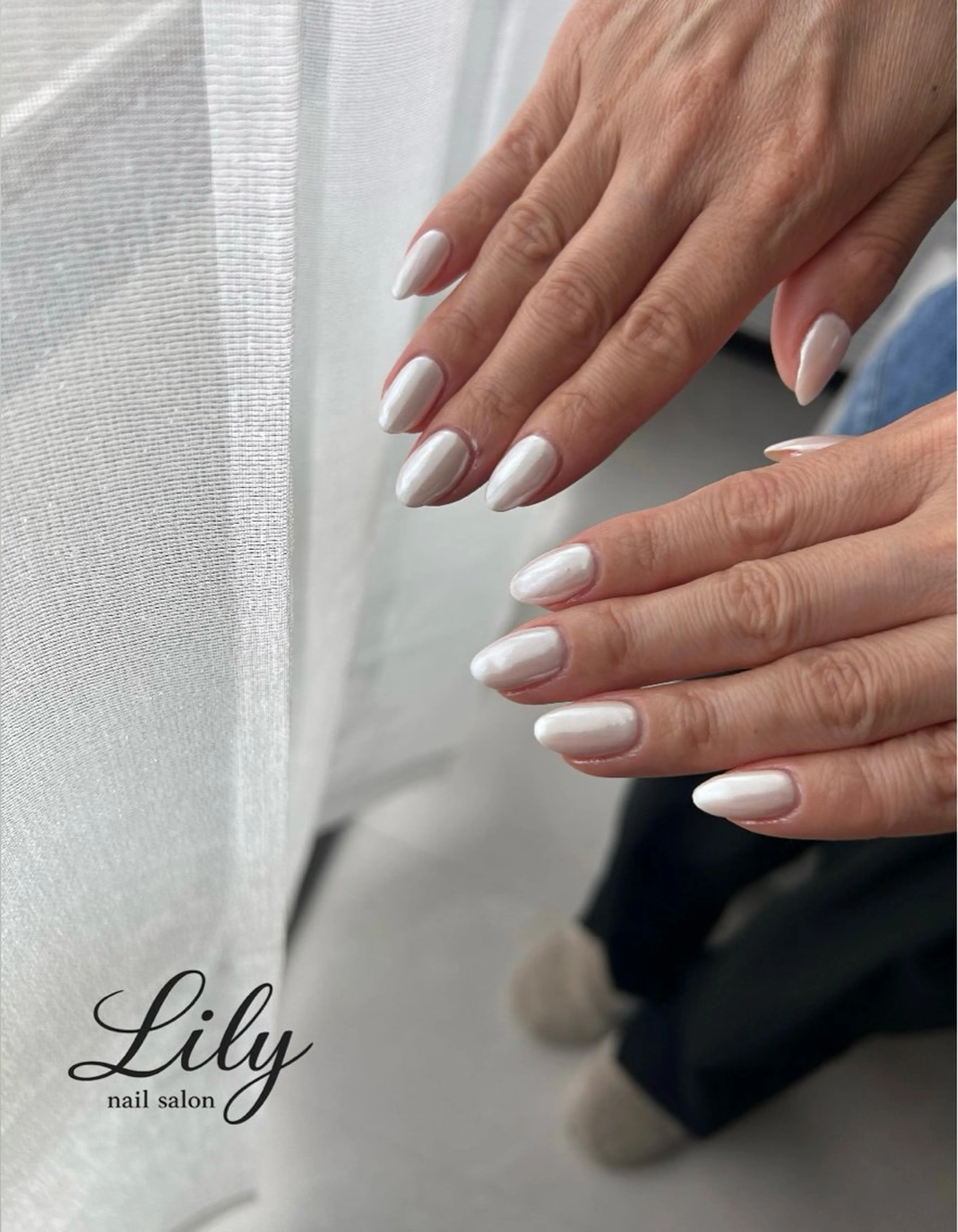 ネイル ミラーネイル ワンカラーネイル ハンドネイル nail salon Lily所属・藤田 璃々のネイルデザイン