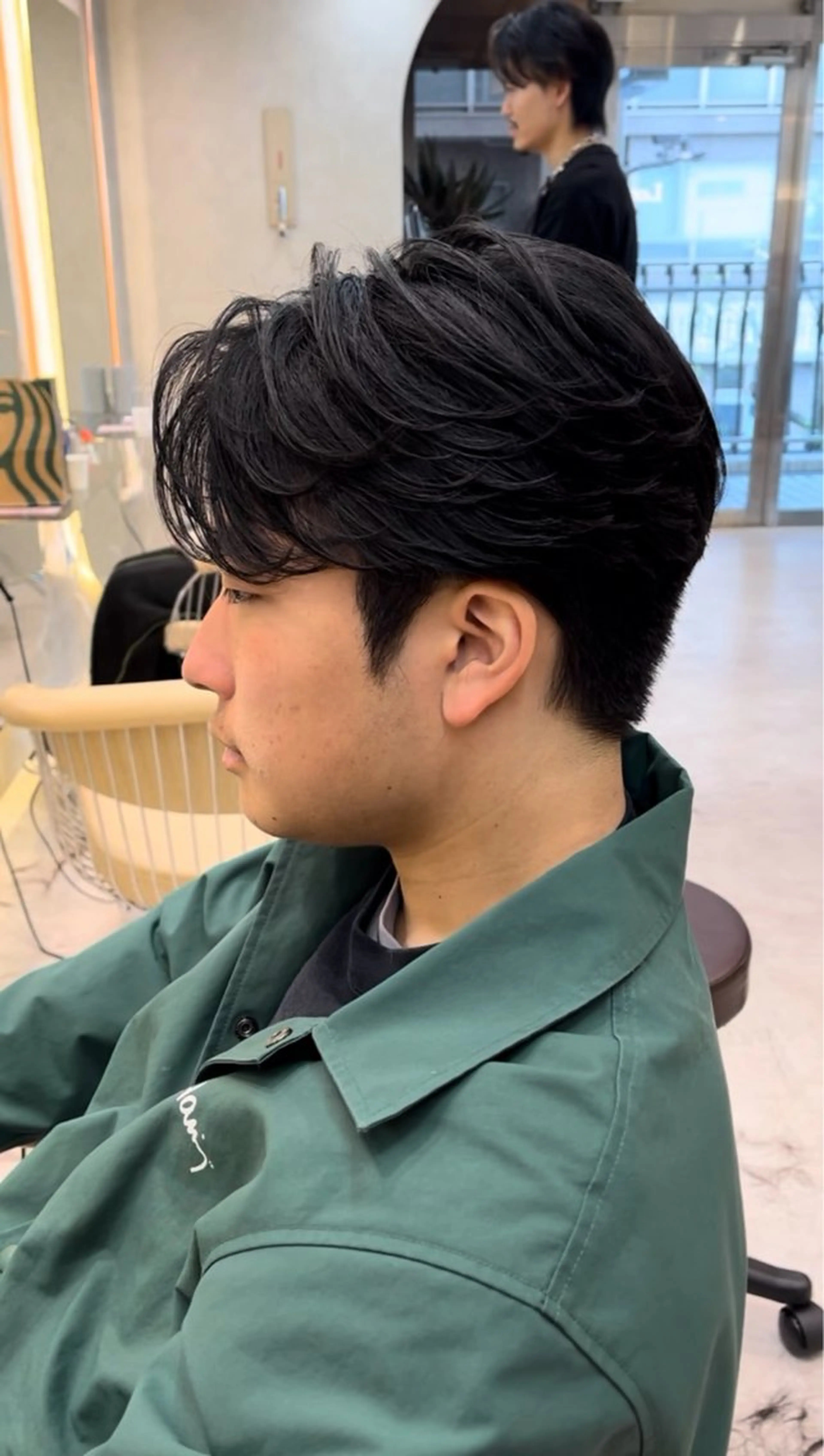 ショート パーマ ヘアアレンジ カット パーマ 久米 春輝のヘアスタイル