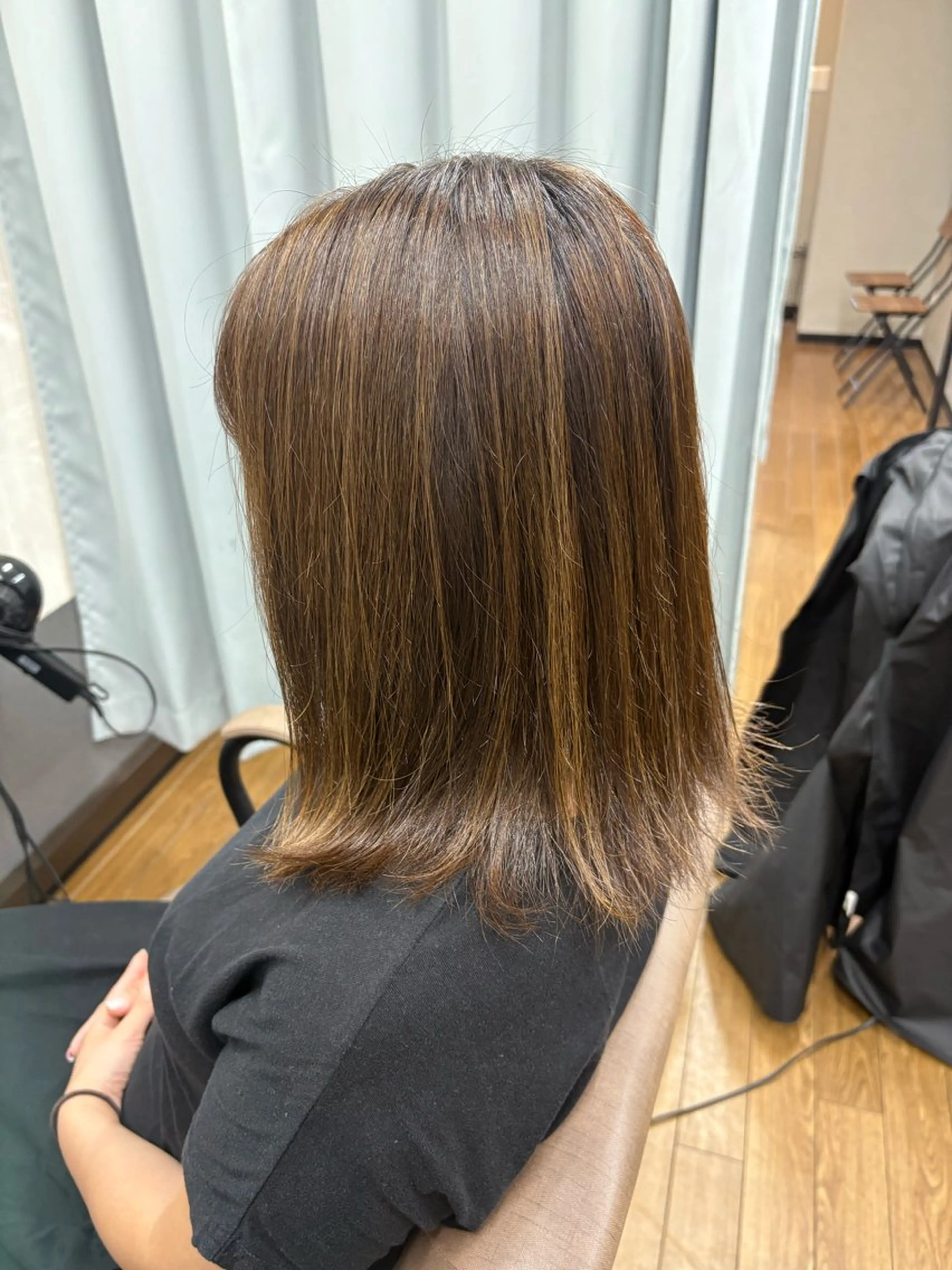 ミディアム カット ヘアカラー TELA HAIR 幕張本郷所属・TELA HAIR 幕張本郷店　千尋のヘアスタイル