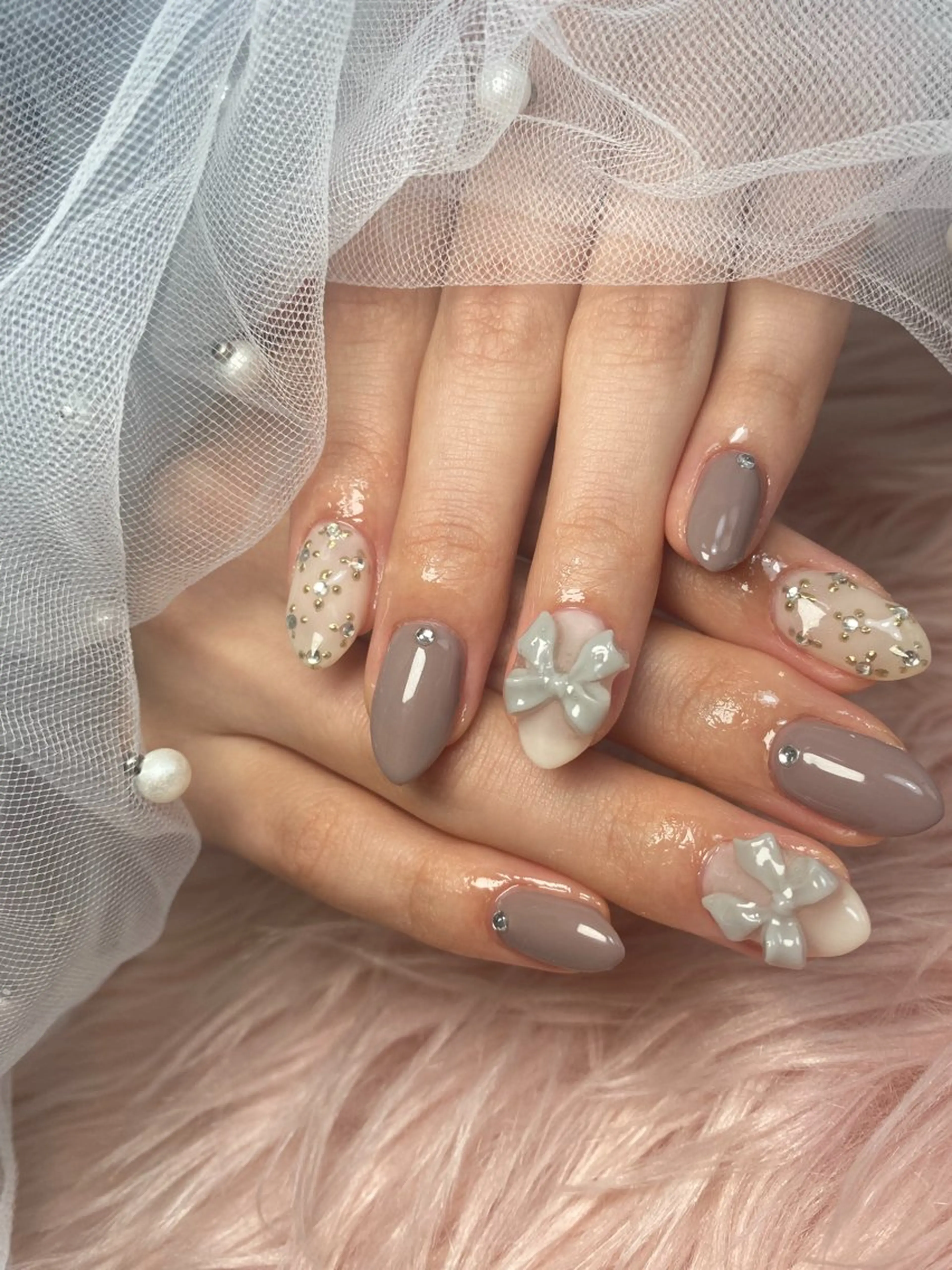 ネイル ハンドネイル mille feuilleのネイルデザイン