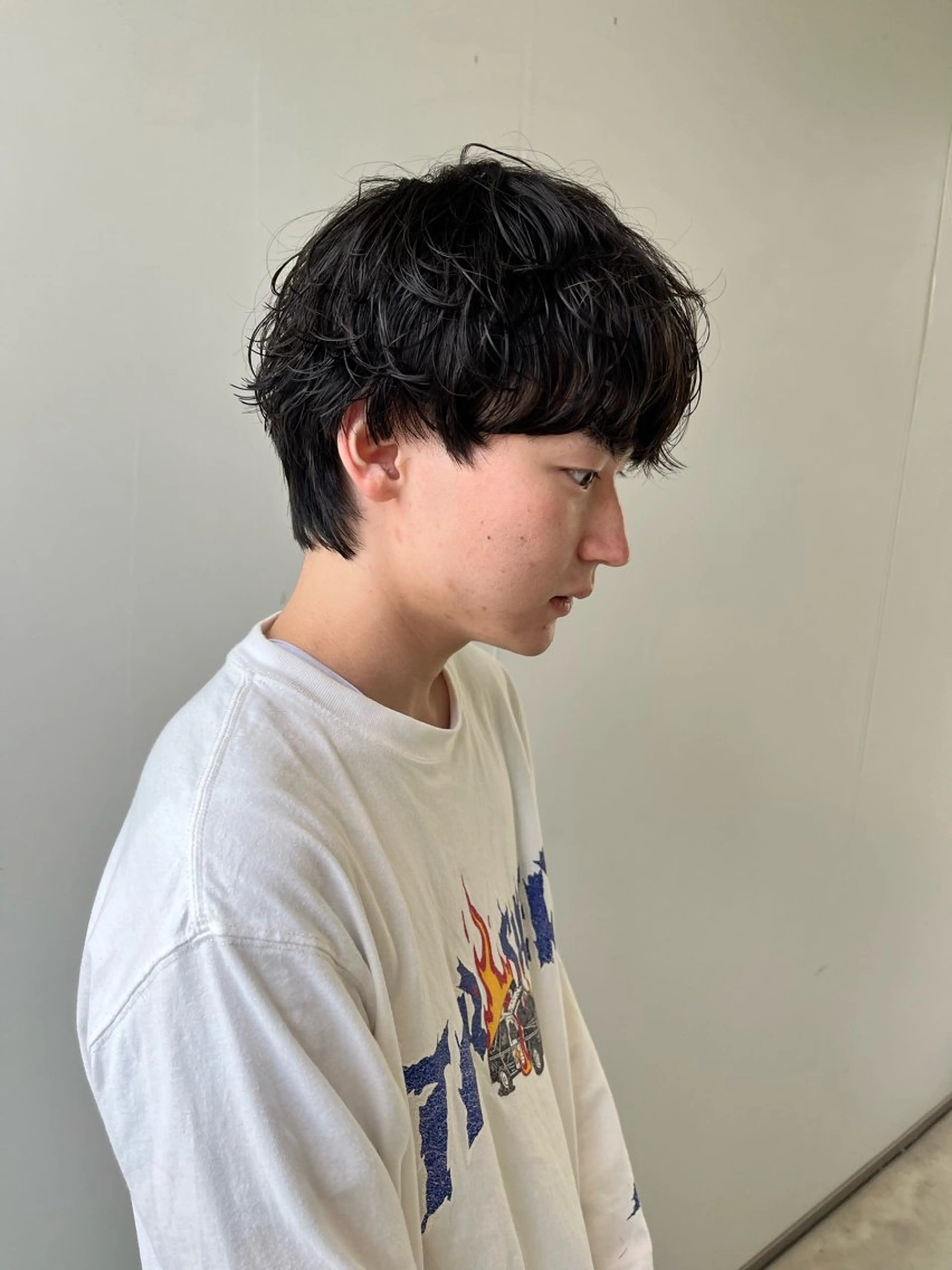 メンズ メンズパーマ カット パーマ 松本 茜のヘアスタイル