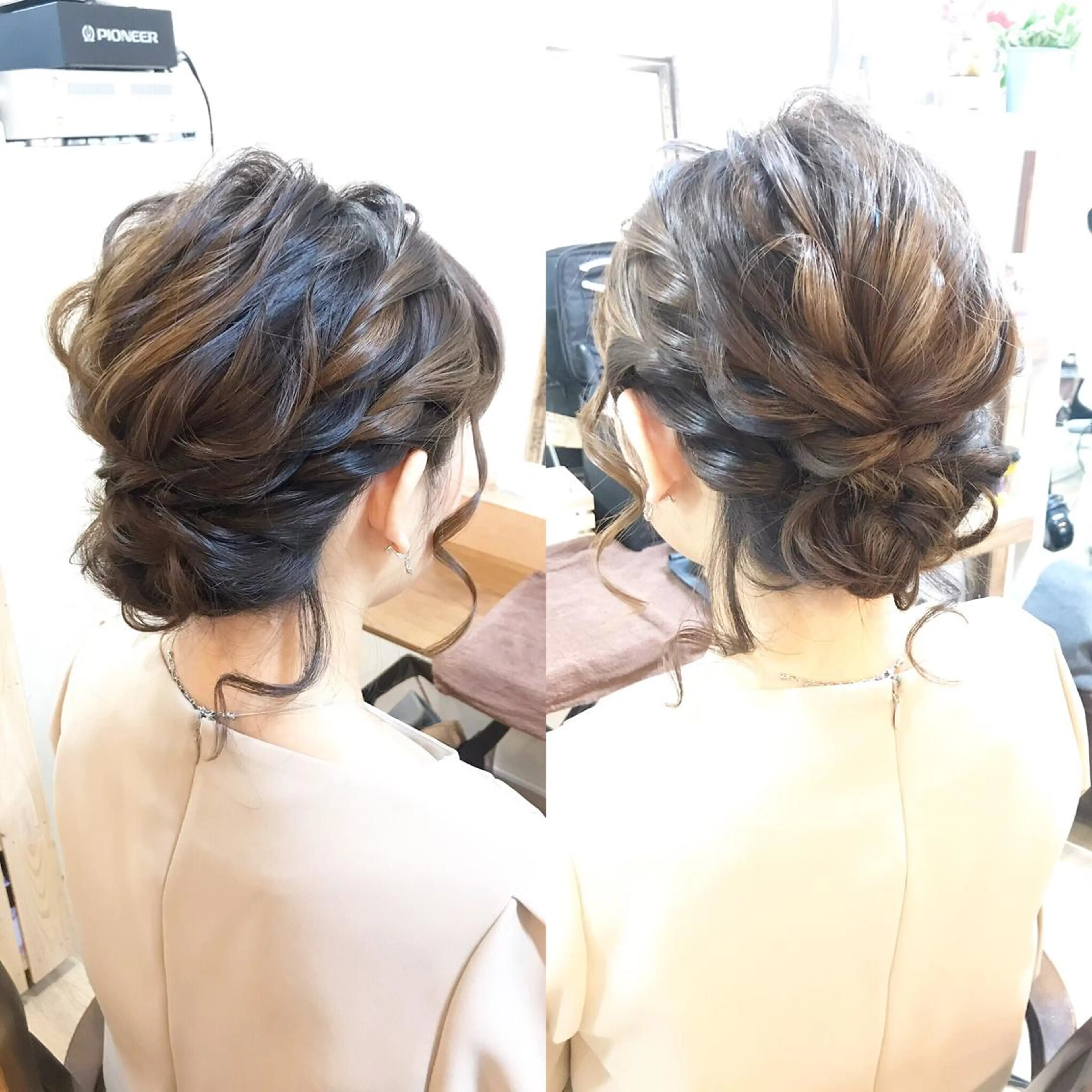 セミロング ヘアアレンジ キッズ ヘアメ/着付け 清水玲歌のヘアスタイル