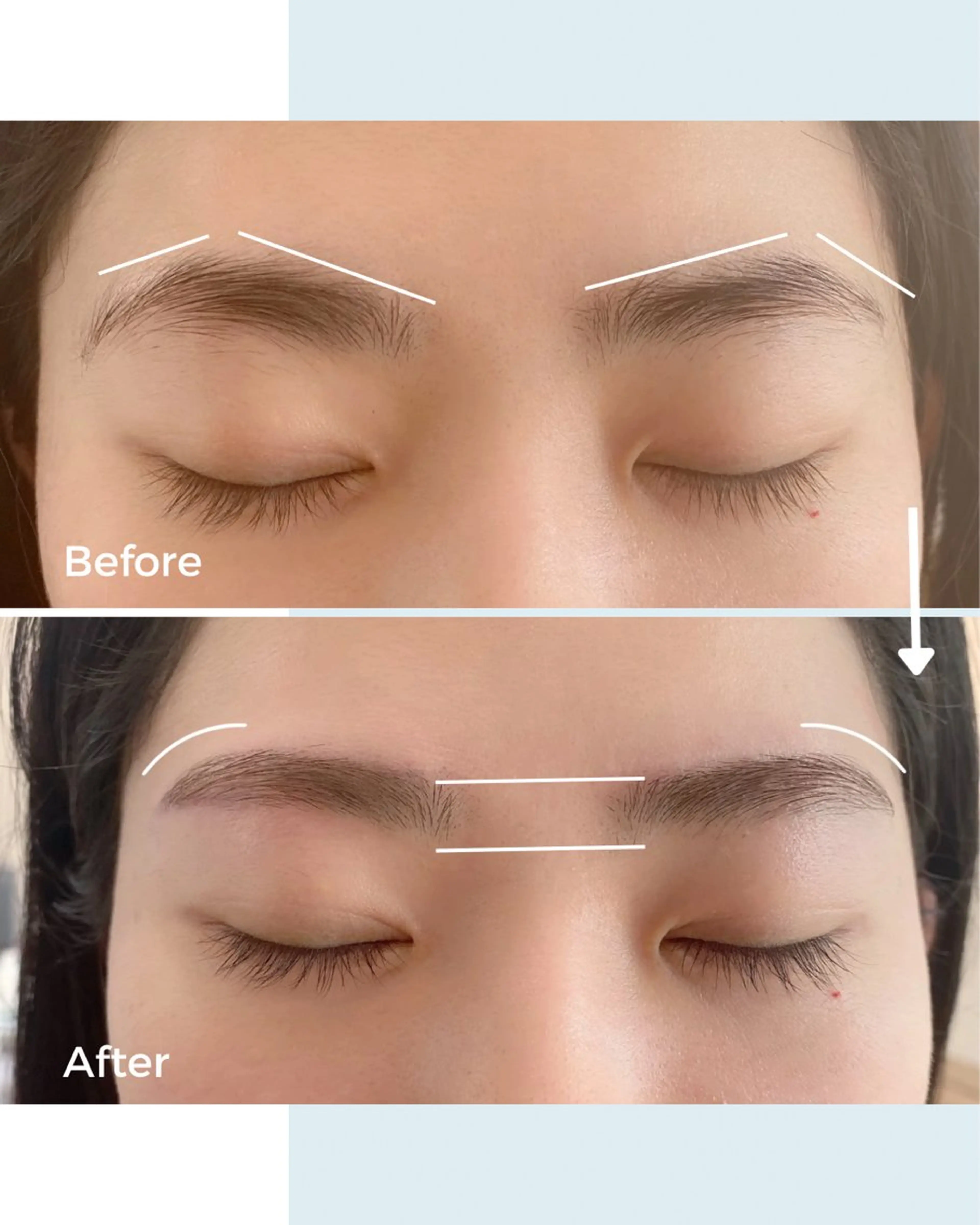 アイブロウ ワックス脱毛 眉カット その他(アイブロウ) 大石はな / lavlunaの眉毛・アイブロウイメージ