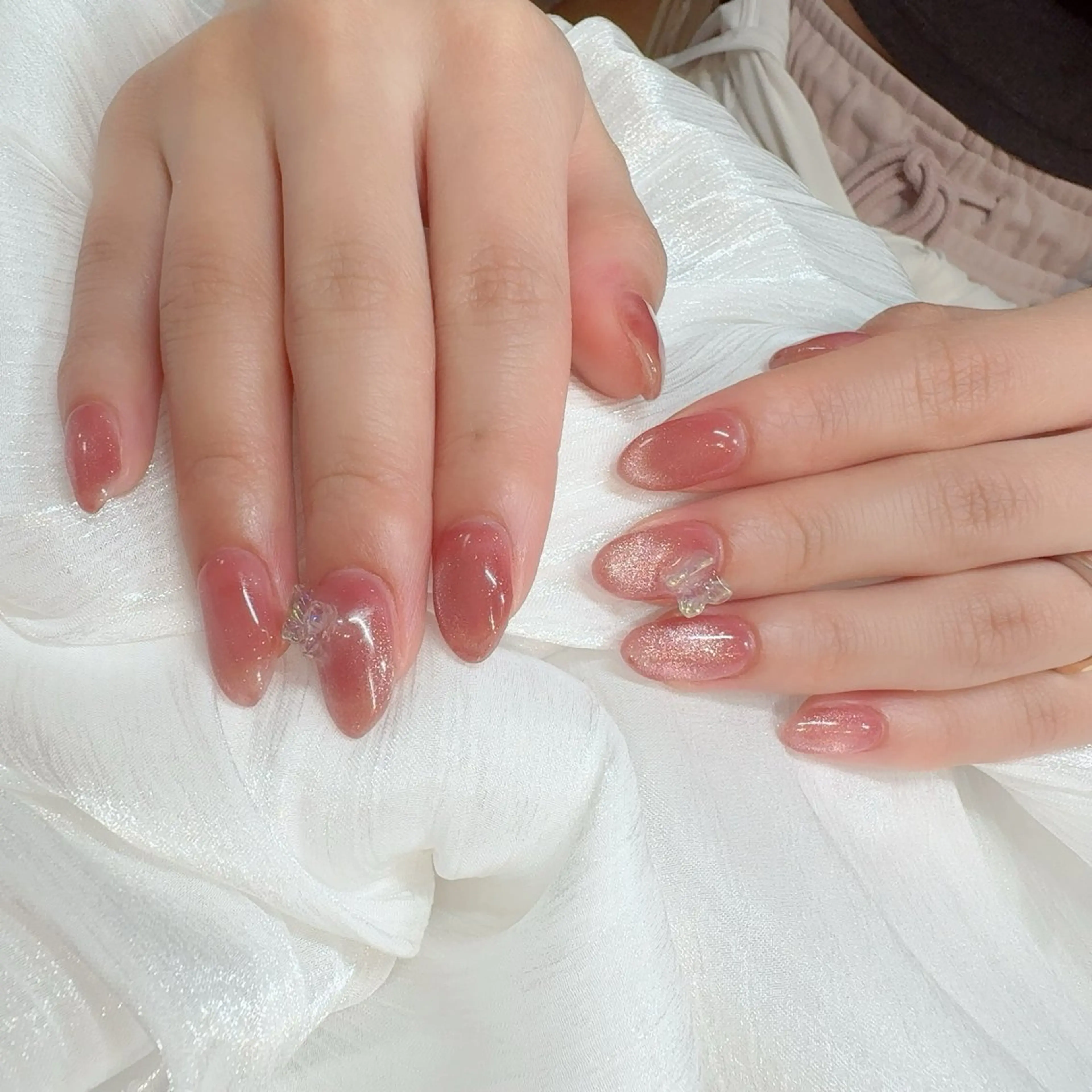 ミディアム パンダ ネイルのネイルデザイン