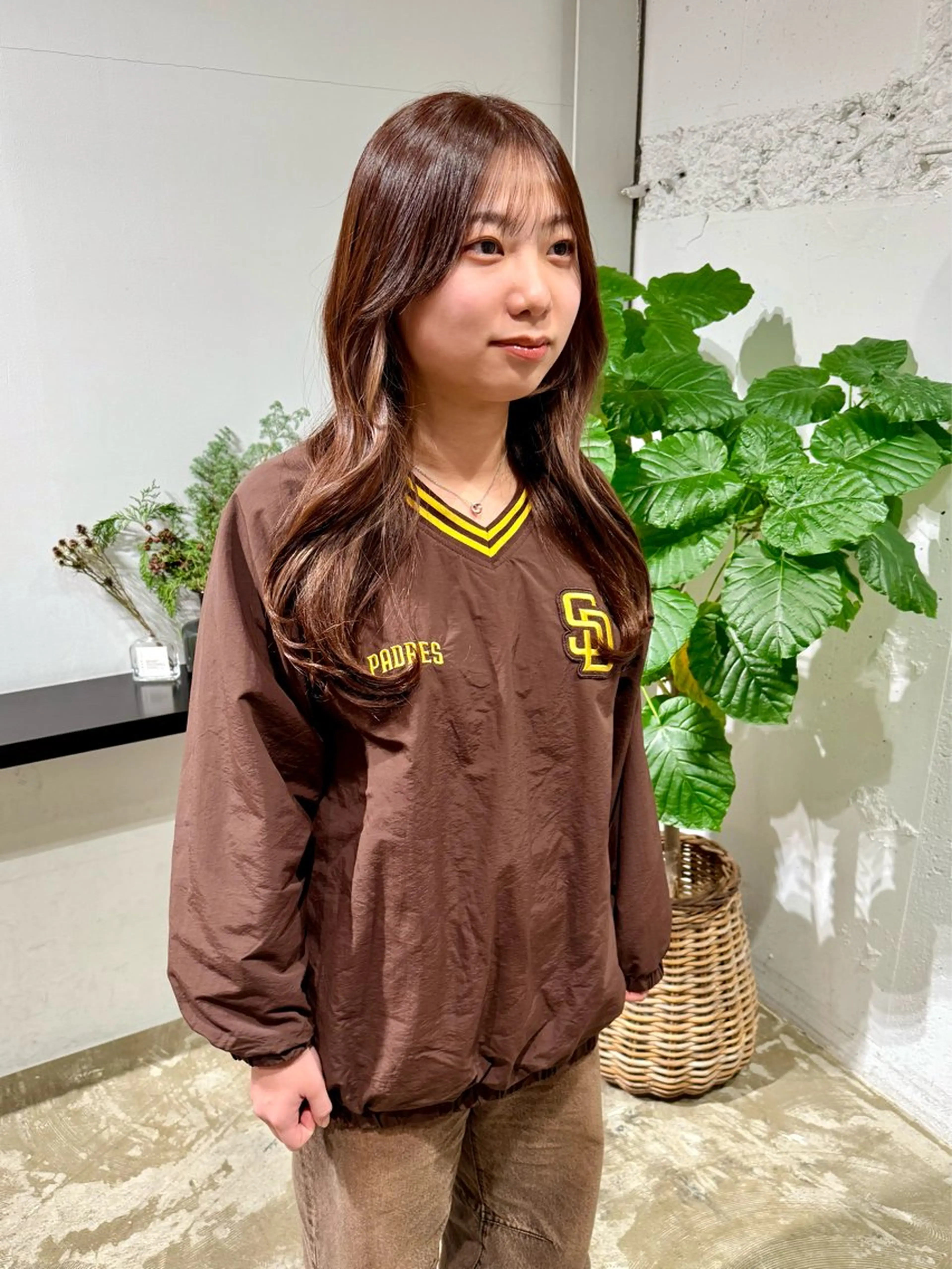 ロング カラー ベージュカラー ブラウンカラー ホワイトベージュ yearn所属・naho✂︎bob/ layerのヘアスタイル