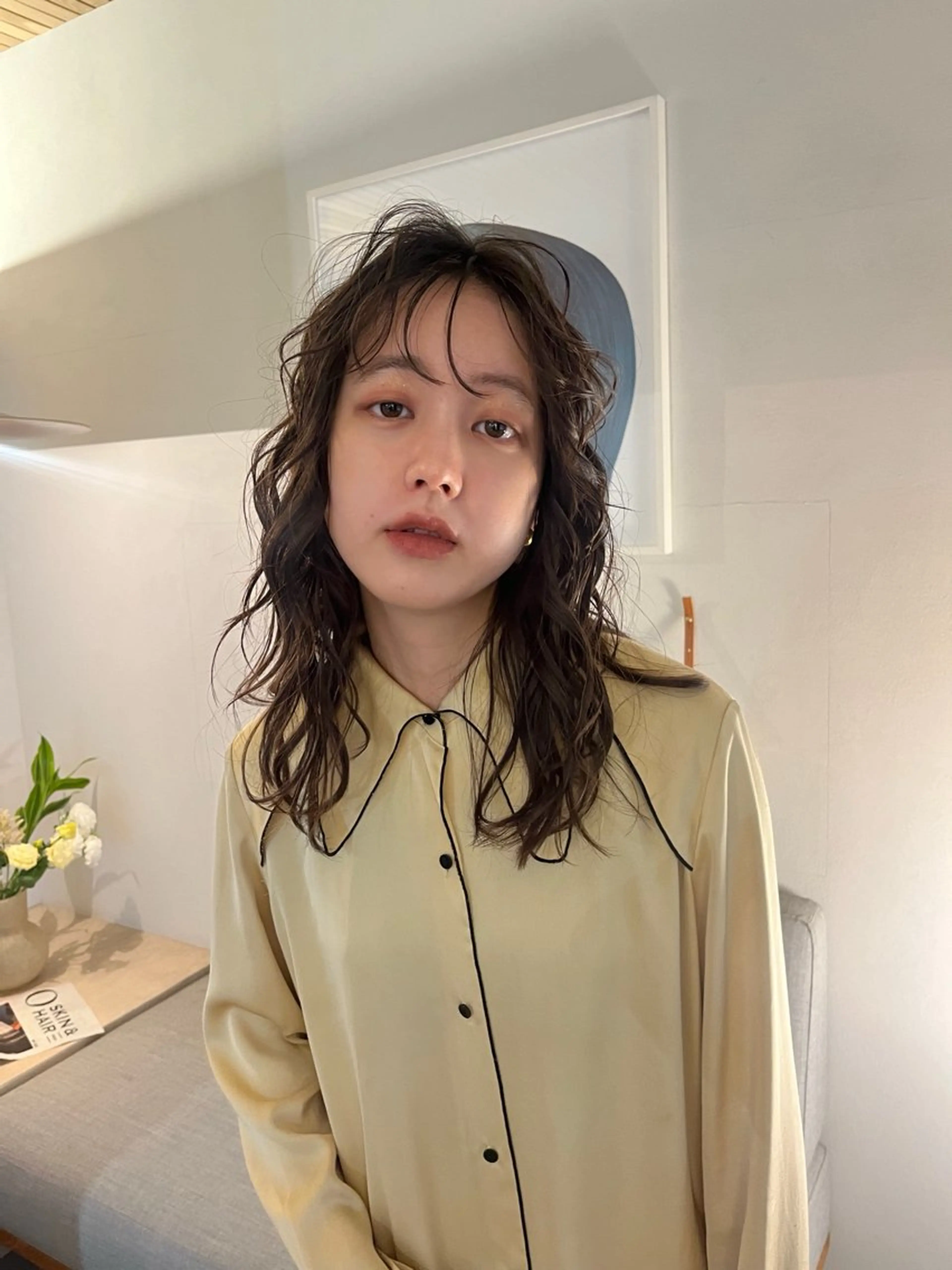 カラー nolla所属・yoshihama sumireのヘアスタイル