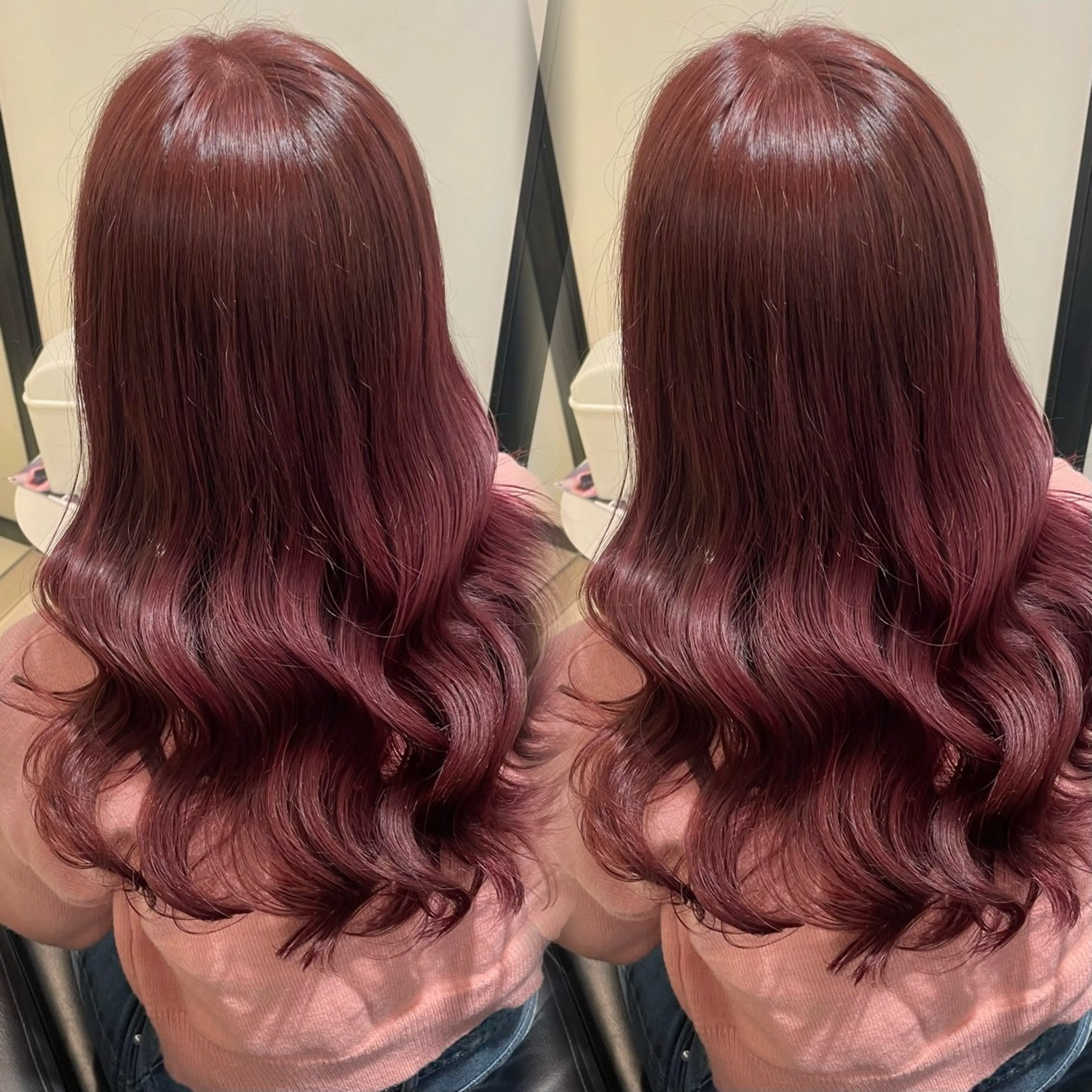 ロング カラー ブリーチ ブリーチなしカラー カット ヘアカラー トリートメント ブリーチなしカラー kana🐱のヘアスタイル