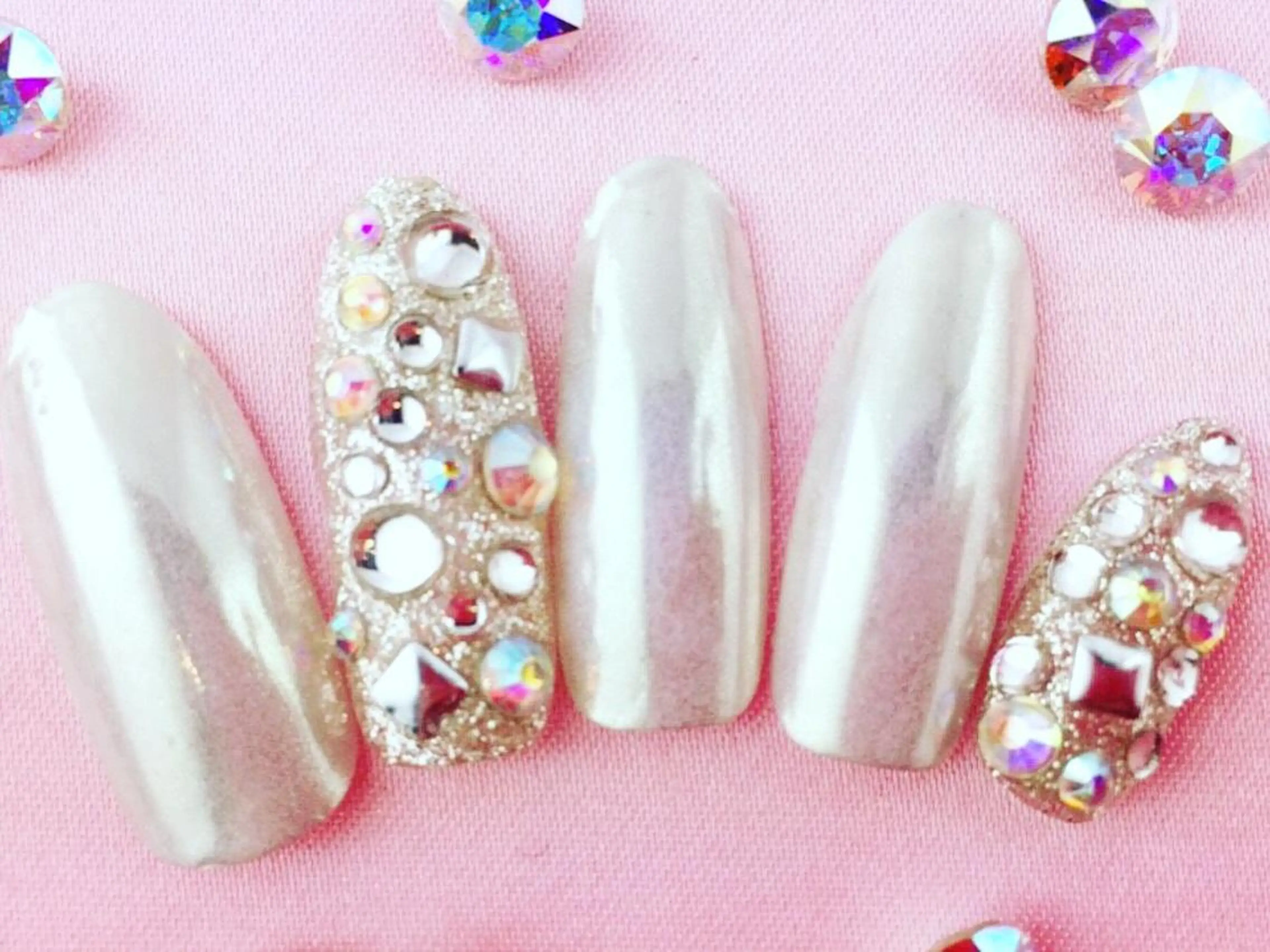 ロング カラー ネイル NAILSGOGO shibuyaのネイルデザイン