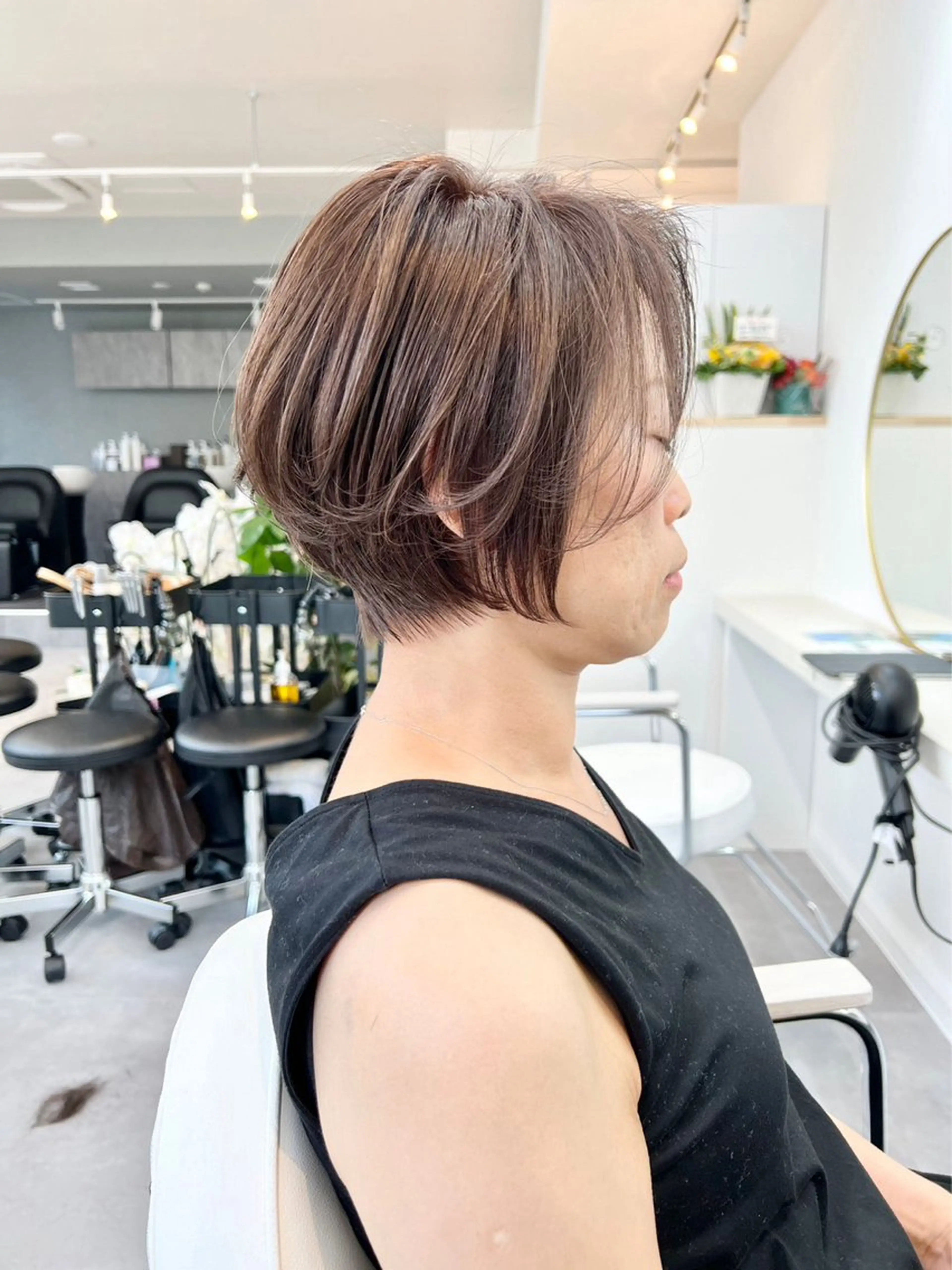 ショート ショートボブ ボブ ショートヘア 🌟ショート/シ ョートボブ/岡田🌟のヘアスタイル