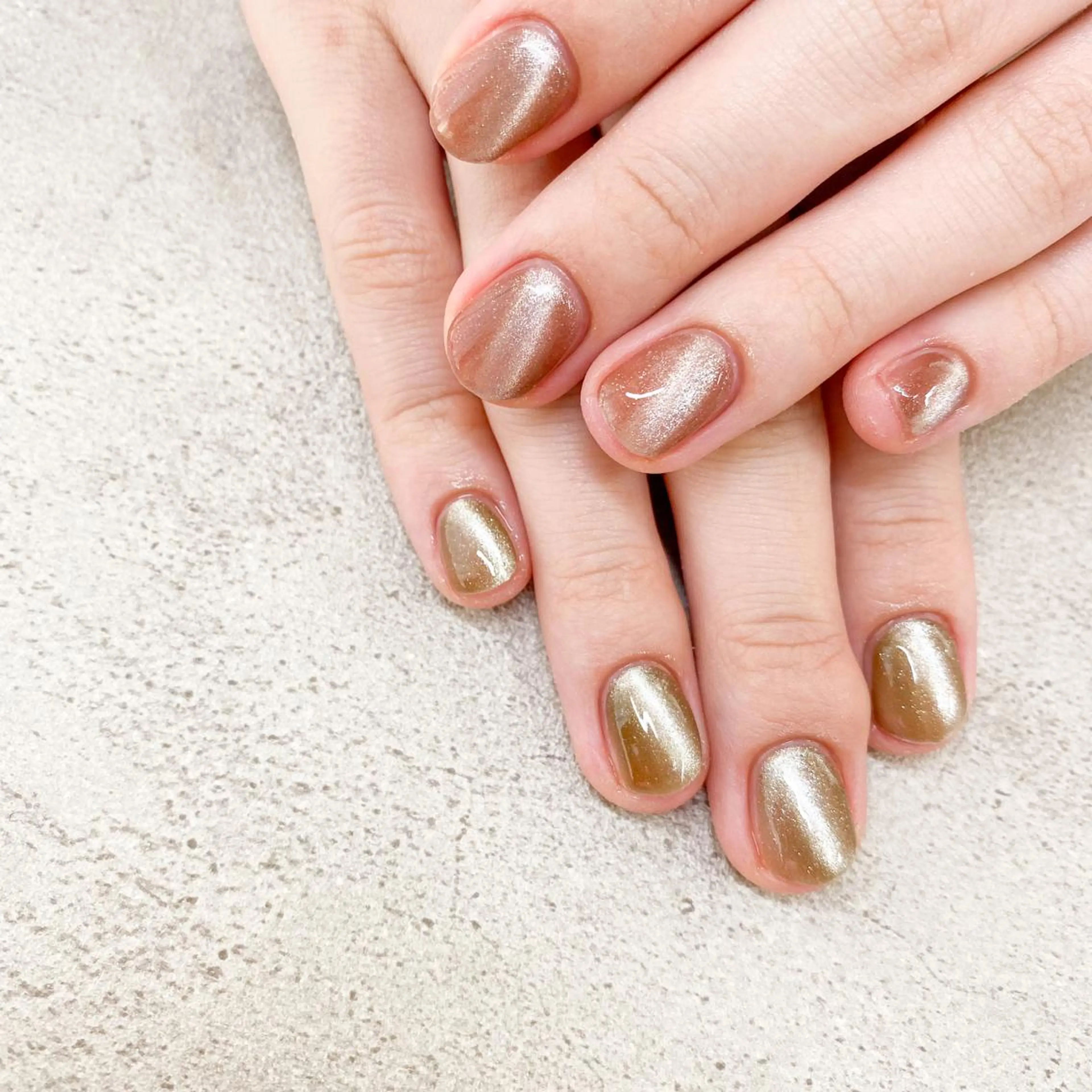 ネイル ゴテゴテ💙ワンホン リオナのネイルデザイン