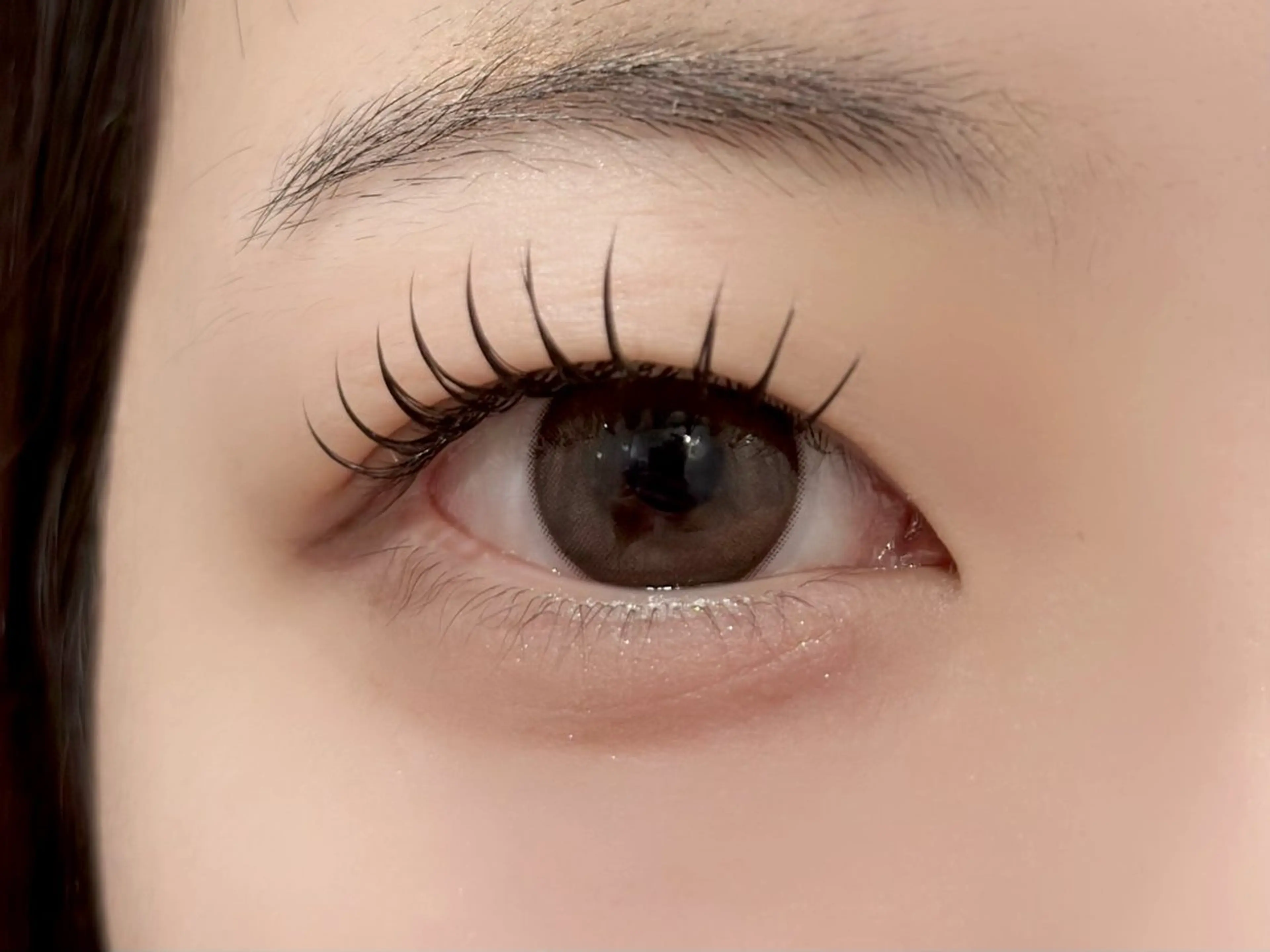 マツエク・マツパ Dカール フラットラッシュ 一重×まつ毛パーマ Le Cheriss.渋谷店所属・渋谷💖パリエク /パーマ🎀キラの眉毛・アイブロウイメージ