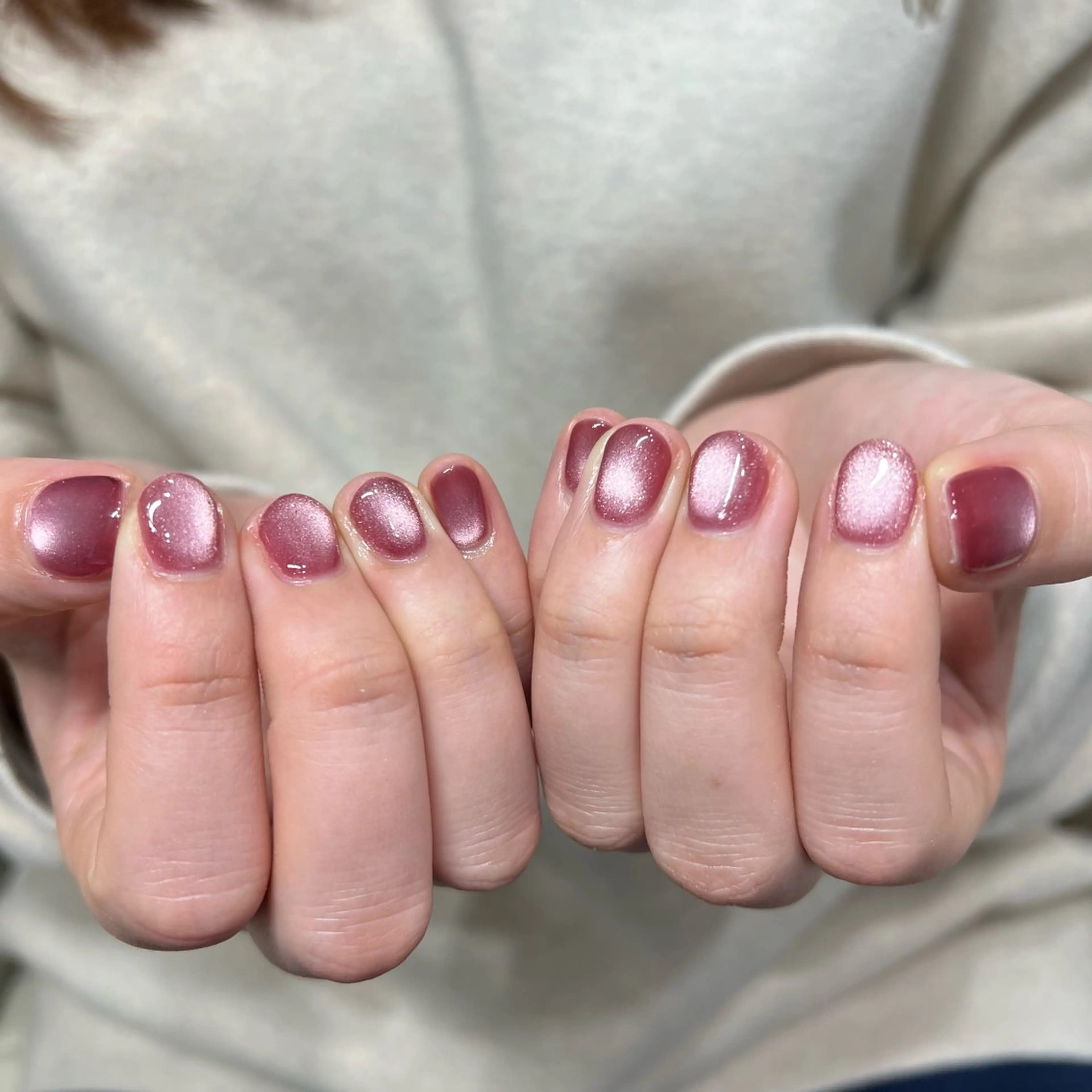 ネイル マグネットネイル マグネットワンカラー ワンカラーネイル 03.nails 原宿所属・s aのネイルデザイン