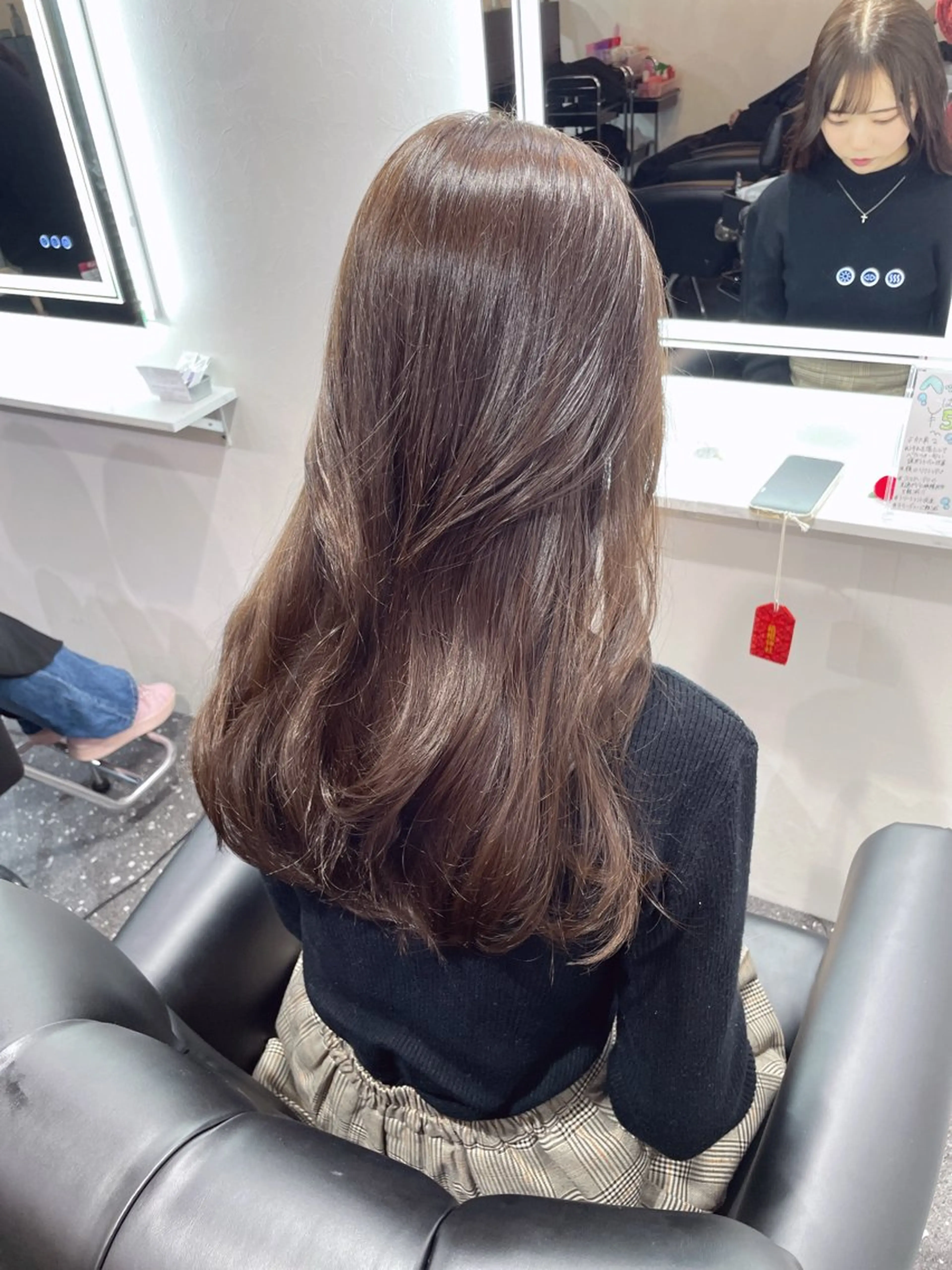 【先着15名限定】💓カット＋透明感or艶感くすみ暗髪カラー＋シルクトリートメント💓の写真