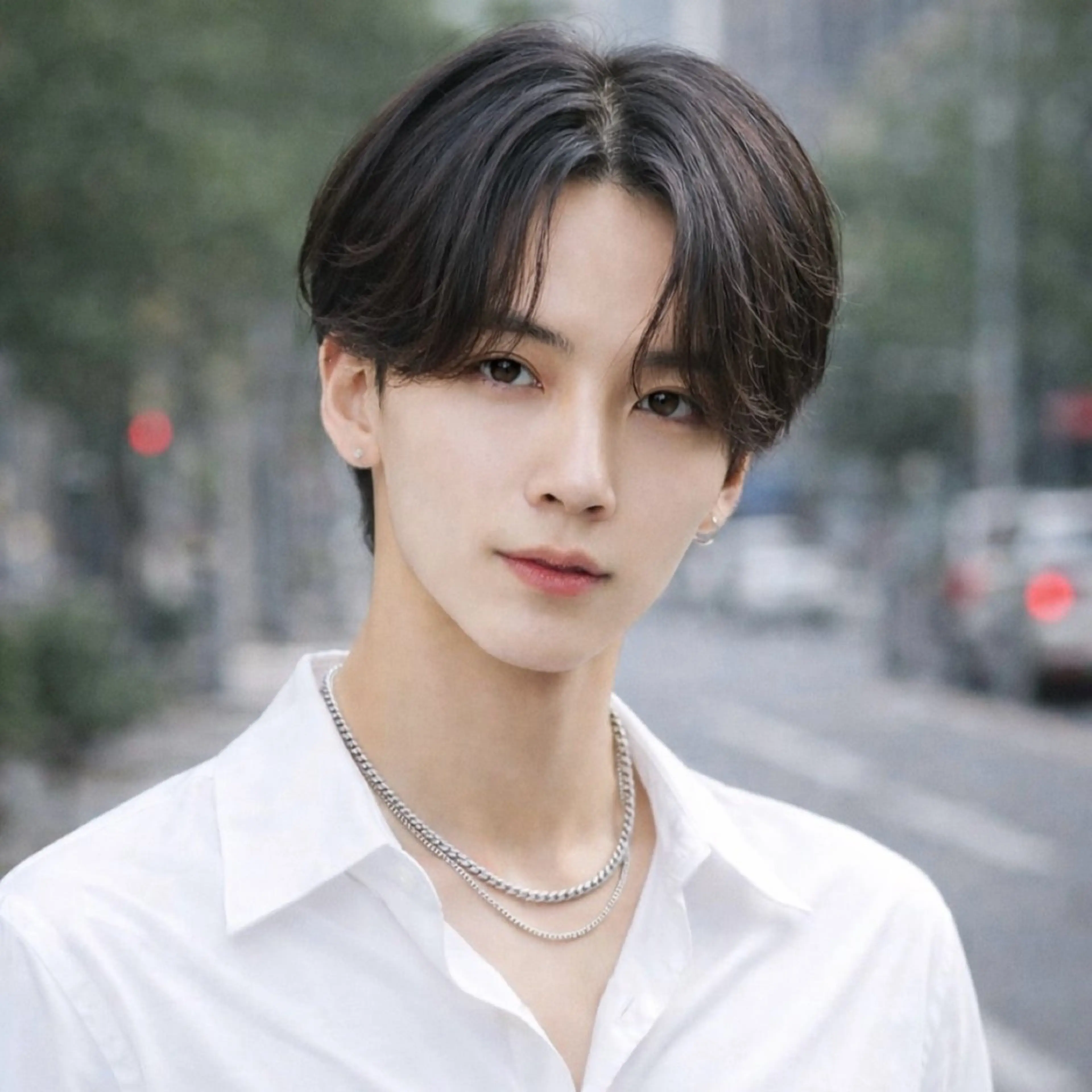 メンズ カット パーマ シャドウ/フェザー ニュアンスヘアメンズのヘアスタイル