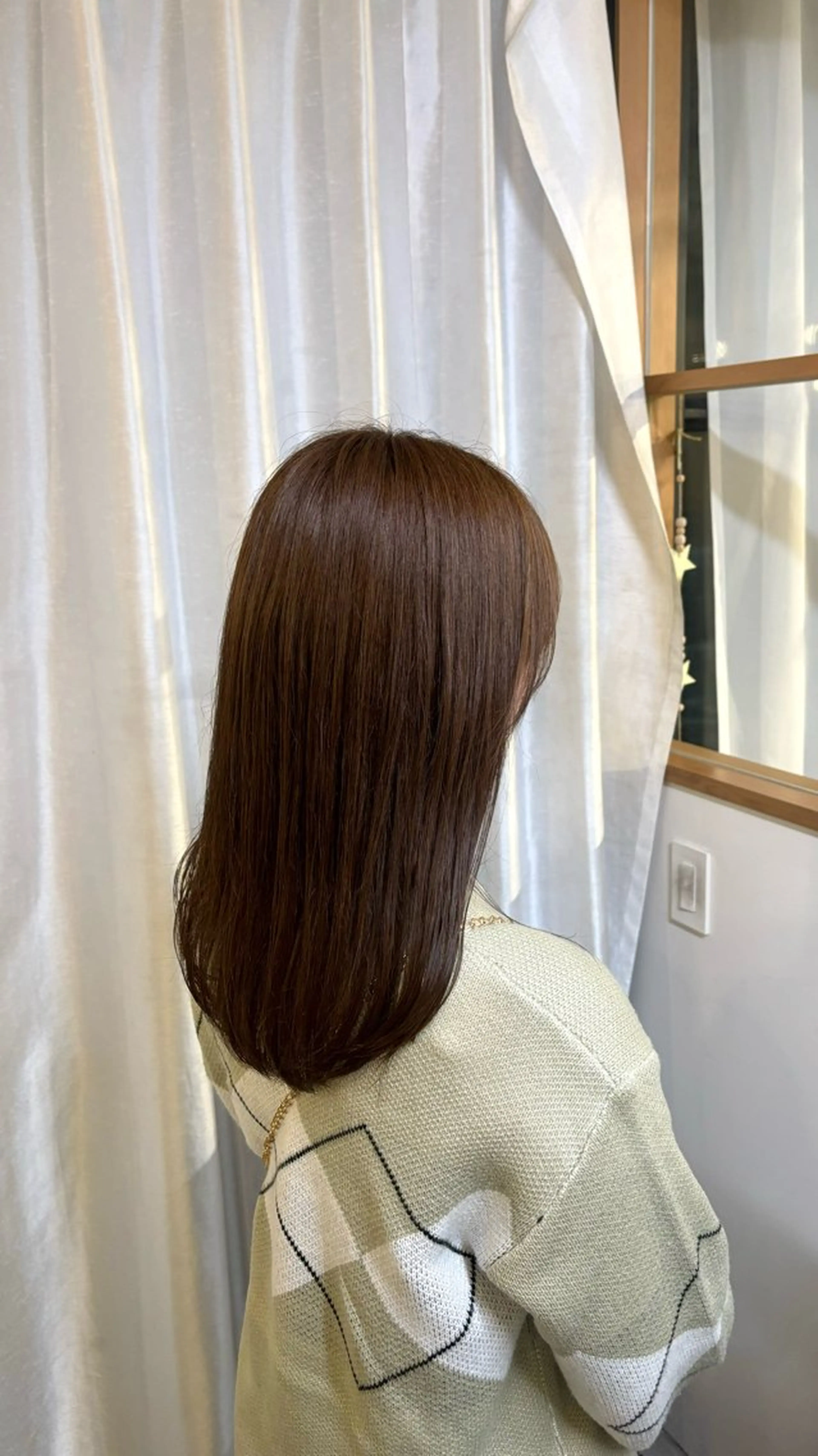 ミディアム カラー ベージュカラー ブリーチ ブリーチなしカラー MASHU Grandvase所属・めい/透明感カラー /似合わせカットのヘアスタイル